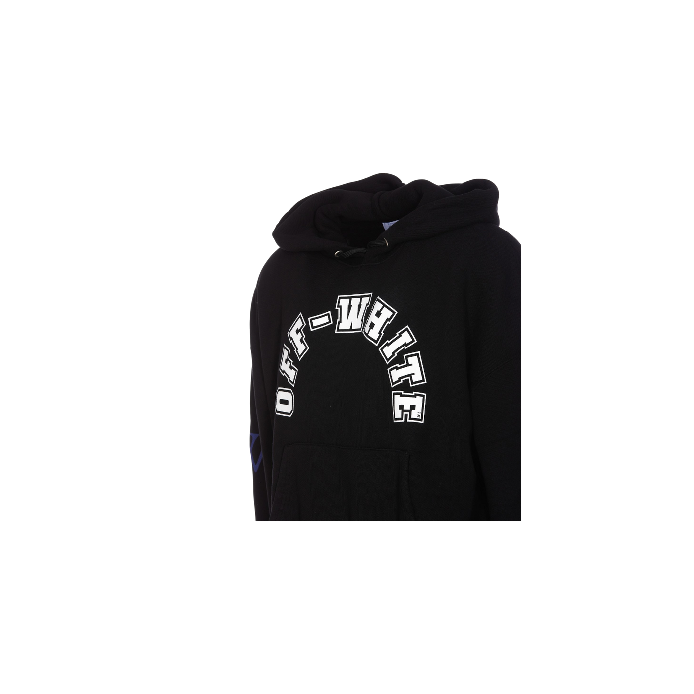 Off-White Logo Printed Drawstring Hoodie