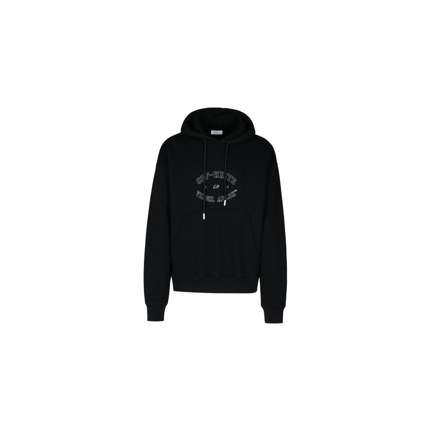 Off-White Logo Printed Drawstring Hoodie