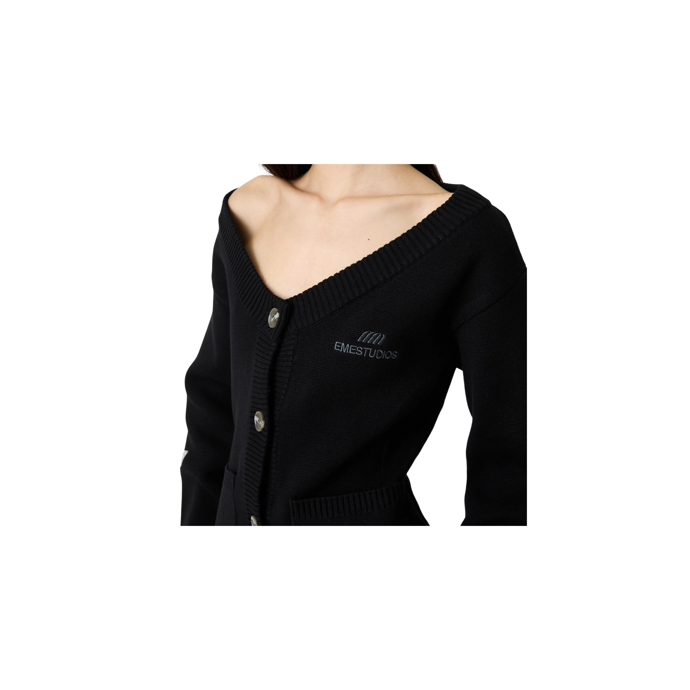 Eme Studios Onyx Shadow Cardigan