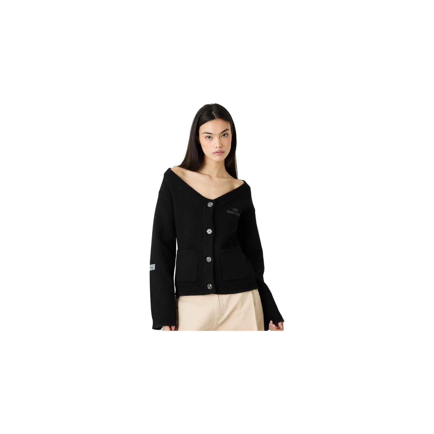 Eme Studios Onyx Shadow Cardigan