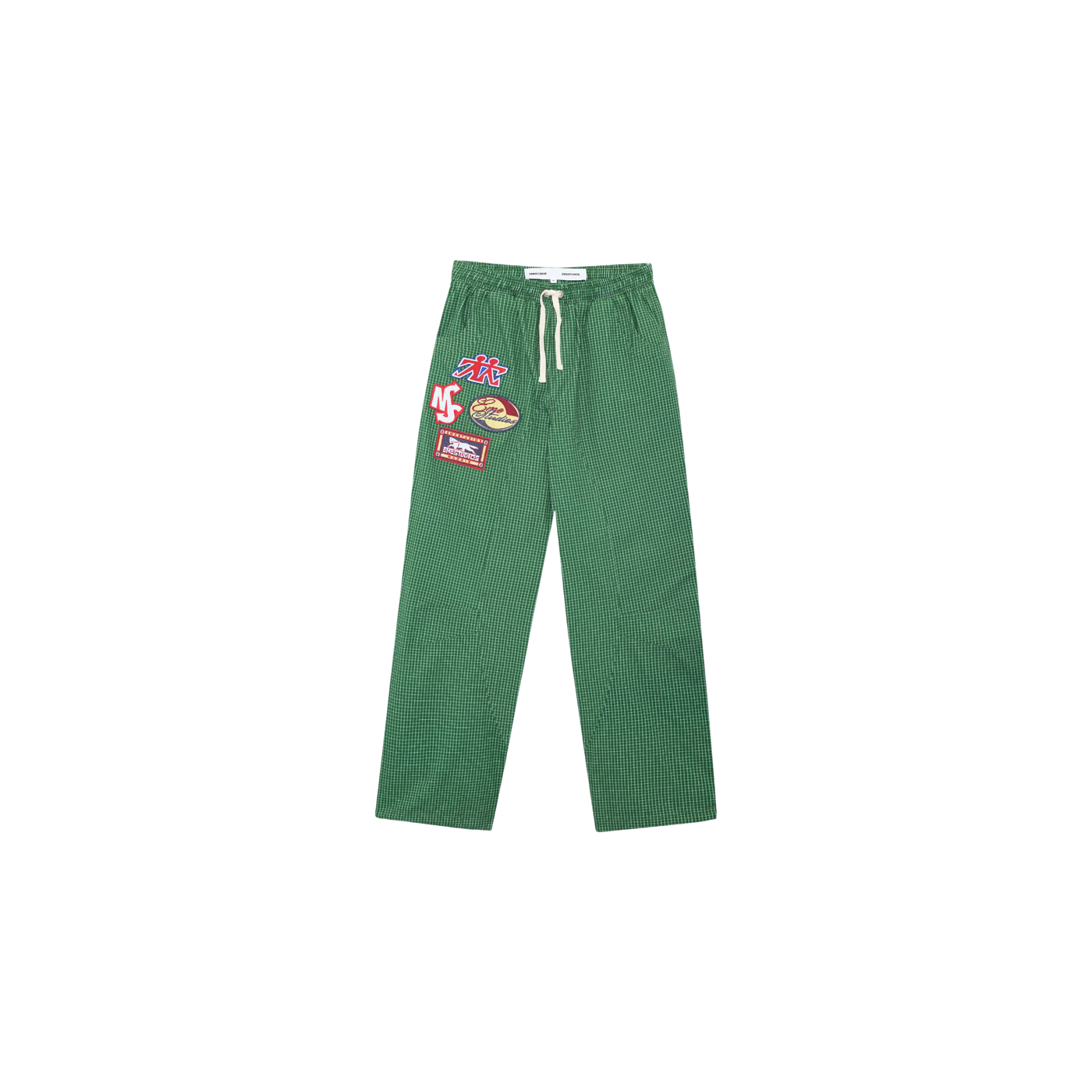 Eme Studios Patches Vichy Forest Cargo Pants
