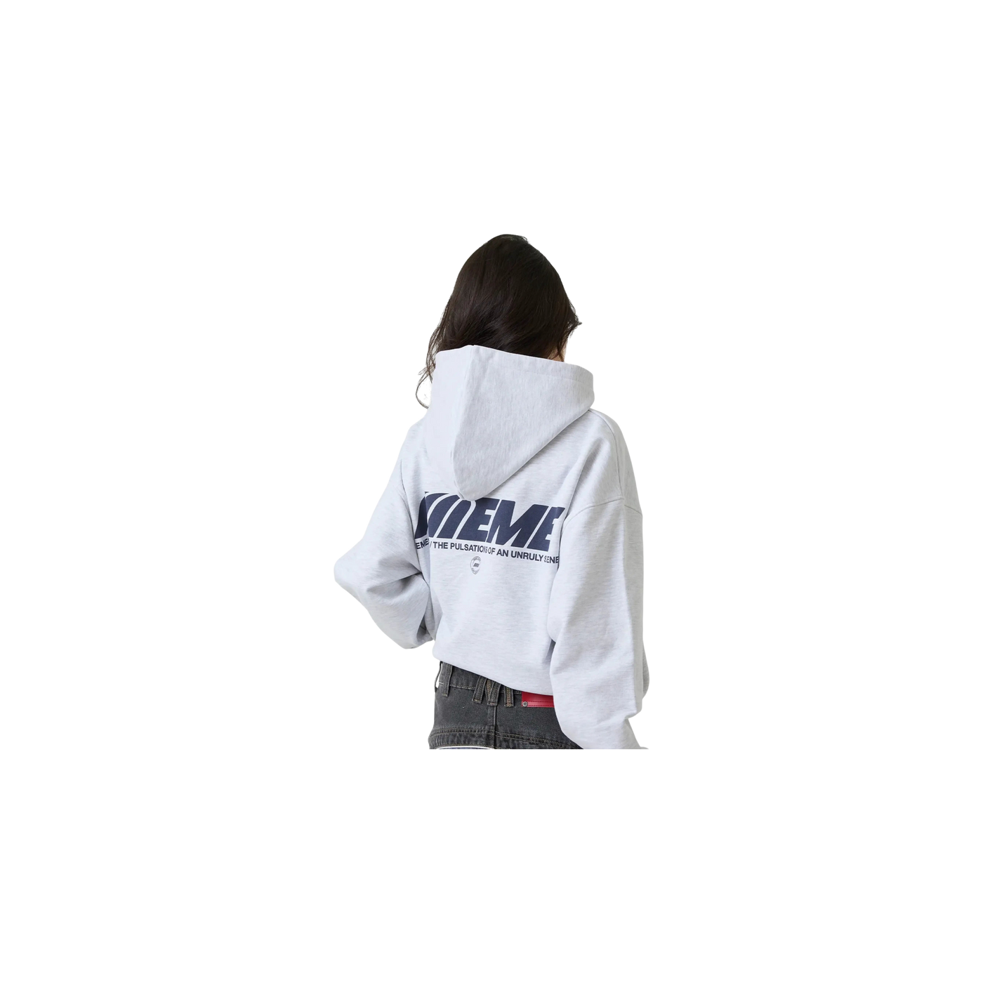 Eme Studios Peyas Heather Grey Oversized Hoodie