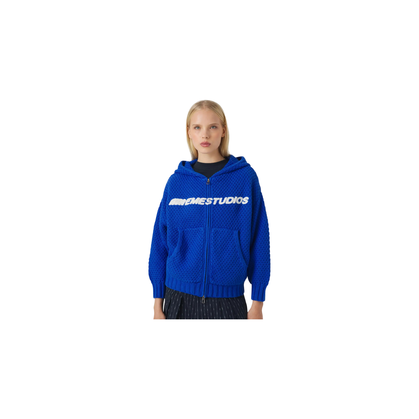 Eme Studios Pidgey Sodalite Zipper Knit
