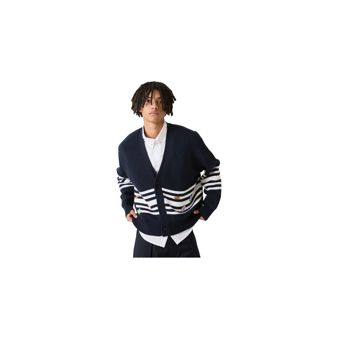 Eme Studios Pins Navy Cardigan