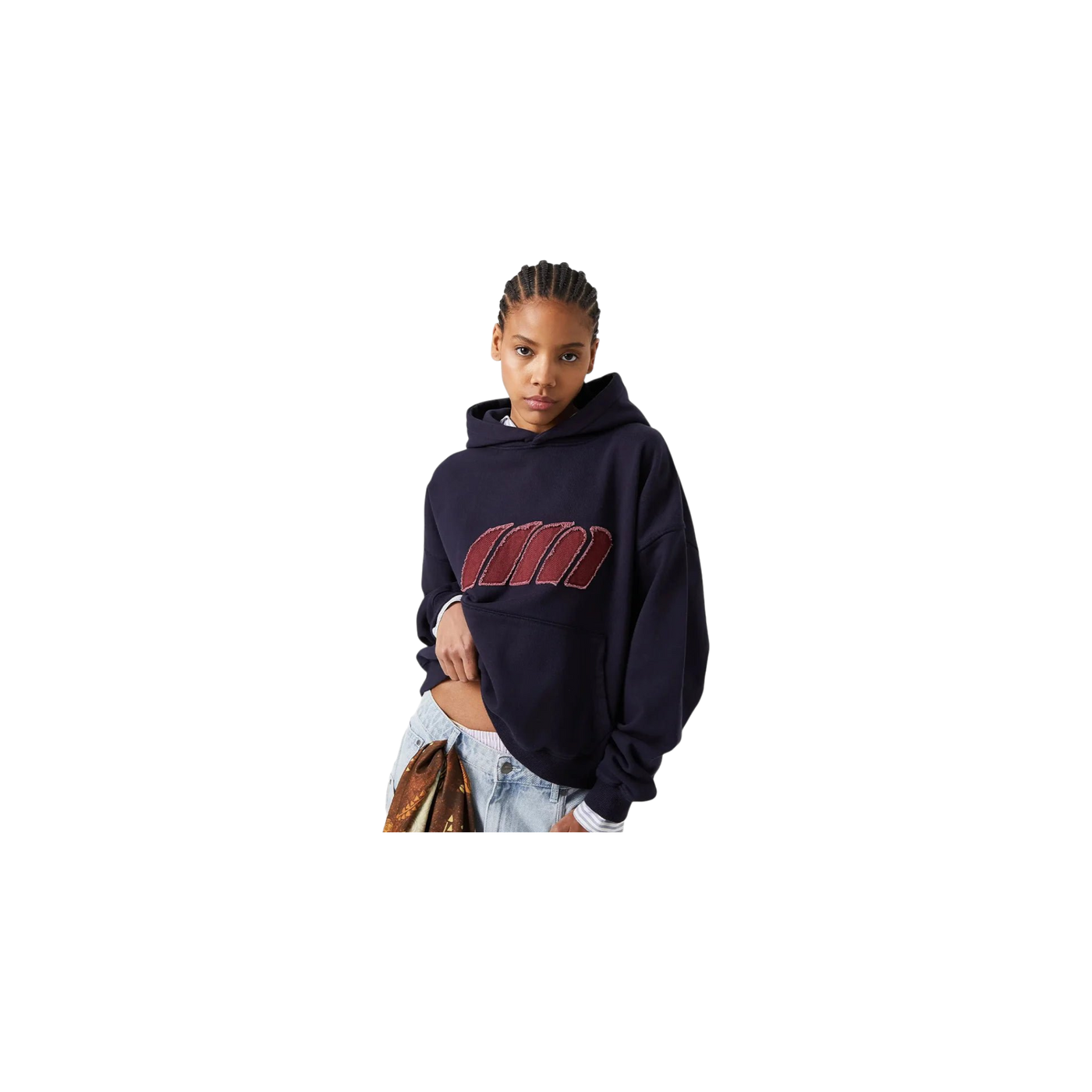 Eme Studios Plog Navy Oversized Oversized Hoodie