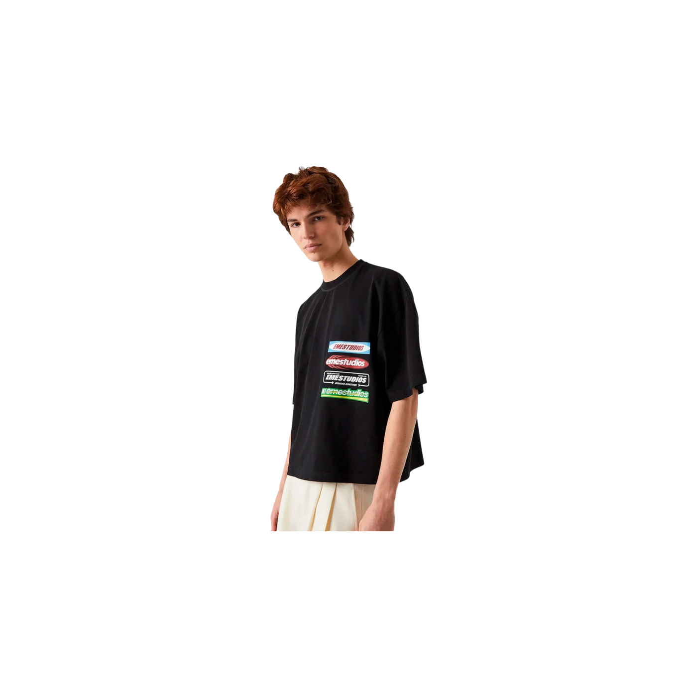 Eme Studios Poster Black Oversized T-Shirt