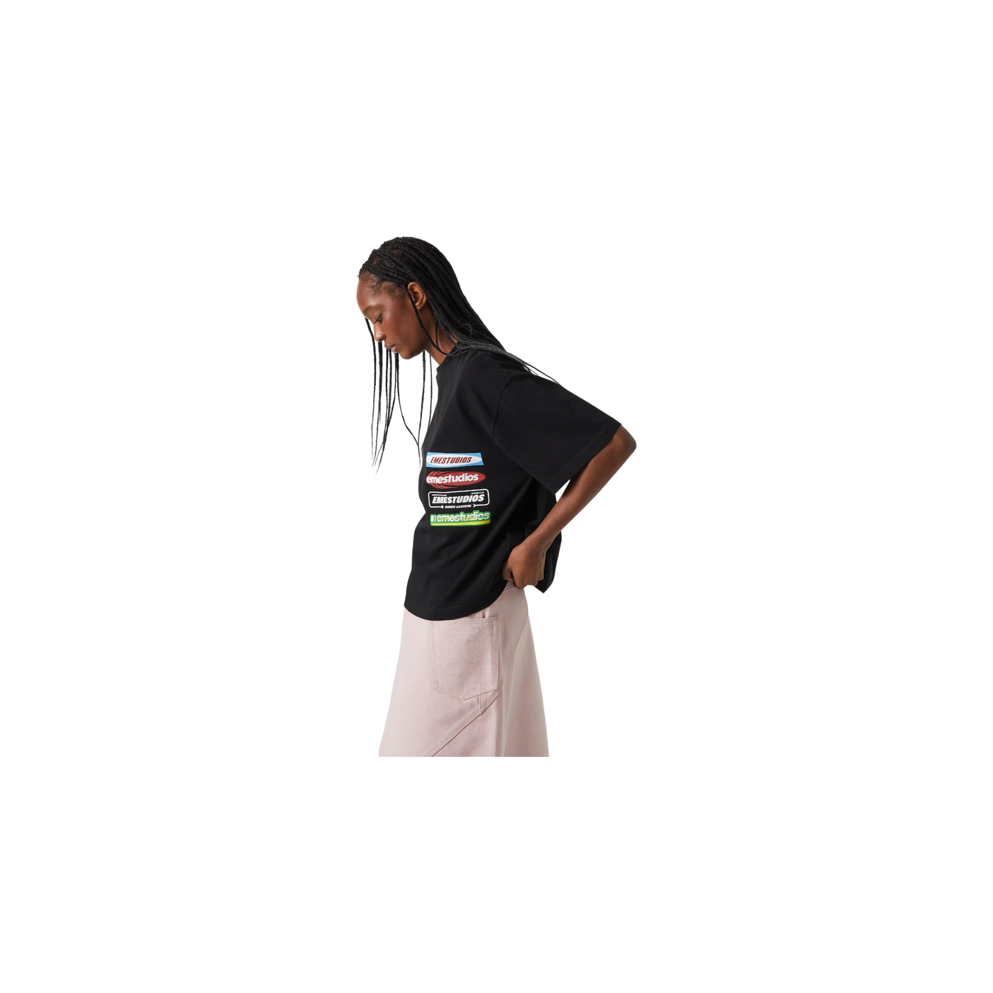 Eme Studios Poster Black Oversized T-Shirt