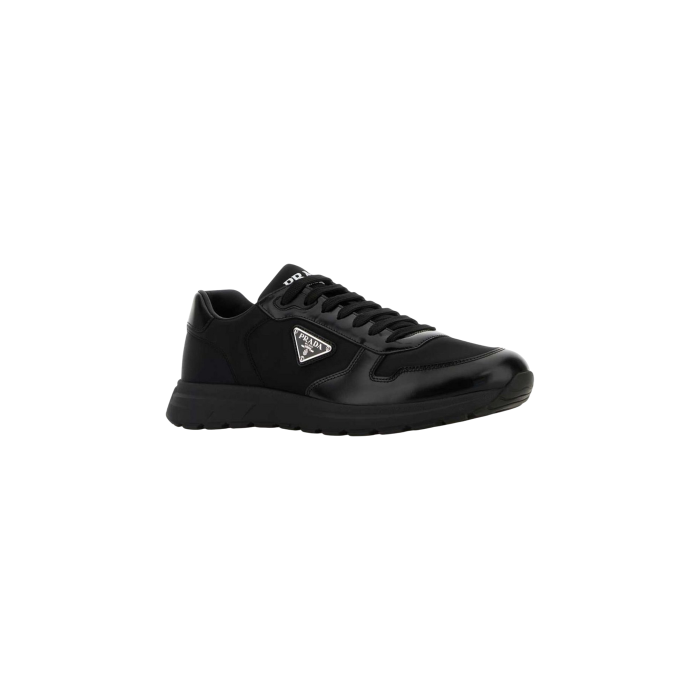 Prada Logo Plaque Low-Top