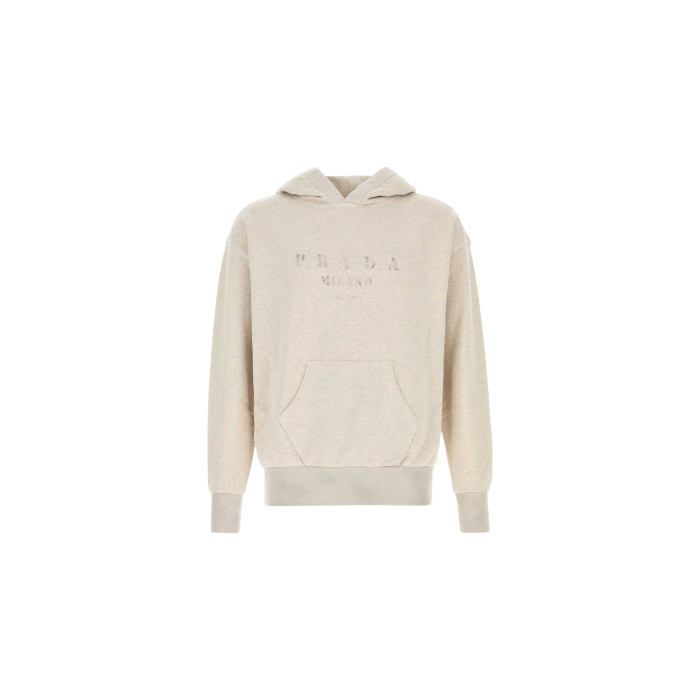 Prada Logo Printed Long Sleeved Hoodie