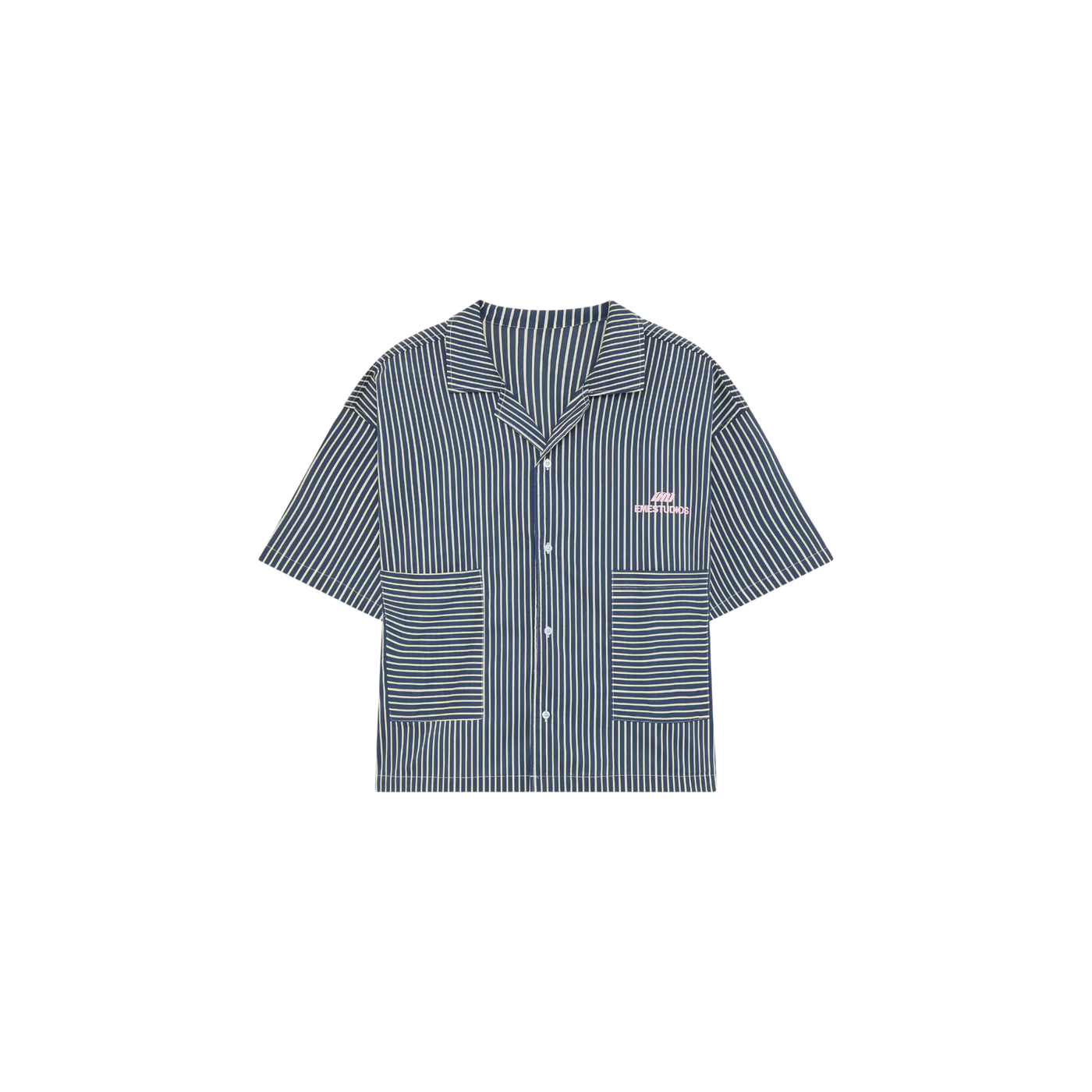 Eme Studios Pyjama Boxy Top Navy