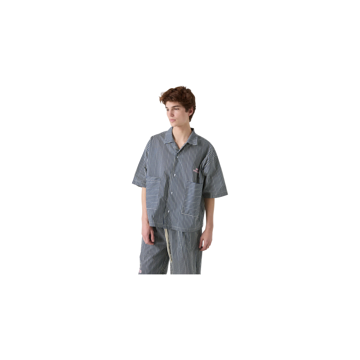 Eme Studios Pyjama Boxy Top Navy