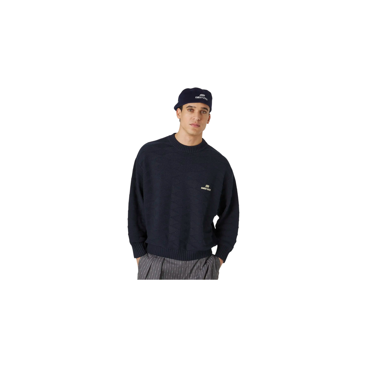 Eme Studios Rhomb Night Sky Knit Sweater