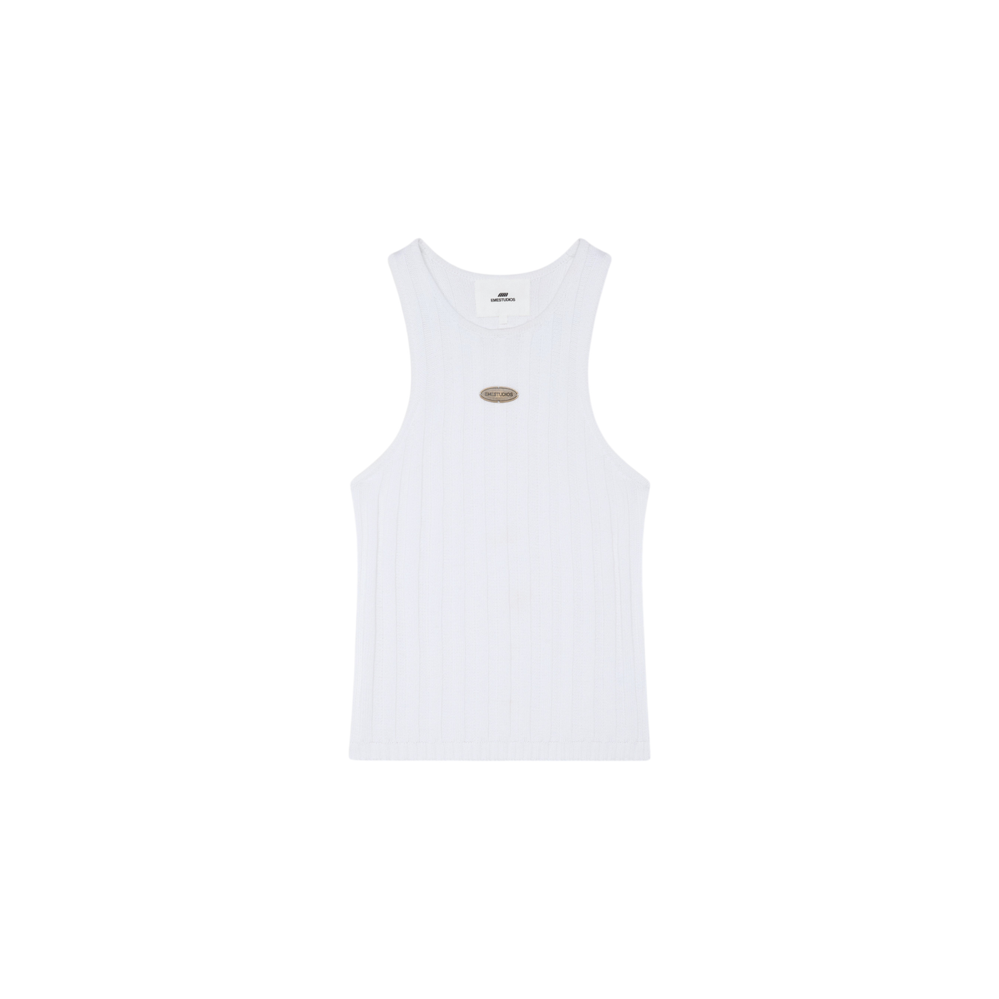 Eme Studios Rib Pearl Tank Top