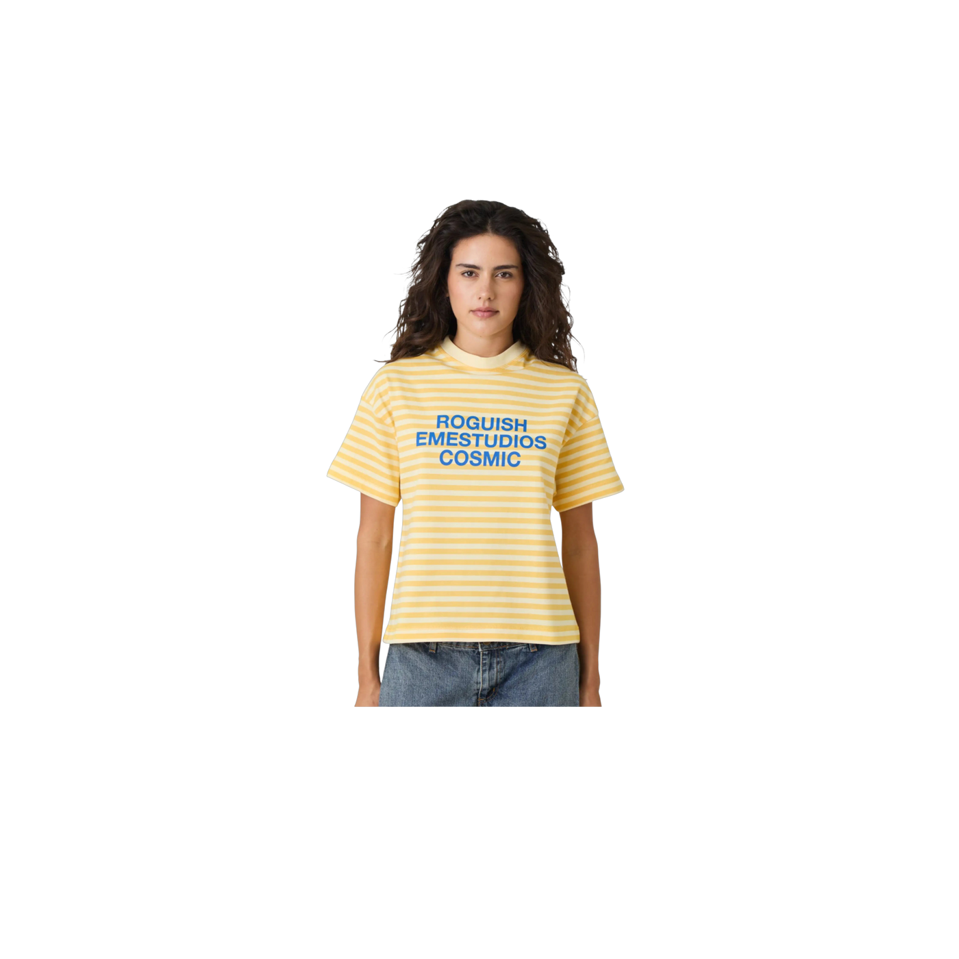 Eme Studios Roguish Sun Striped Oversized T-Shirt