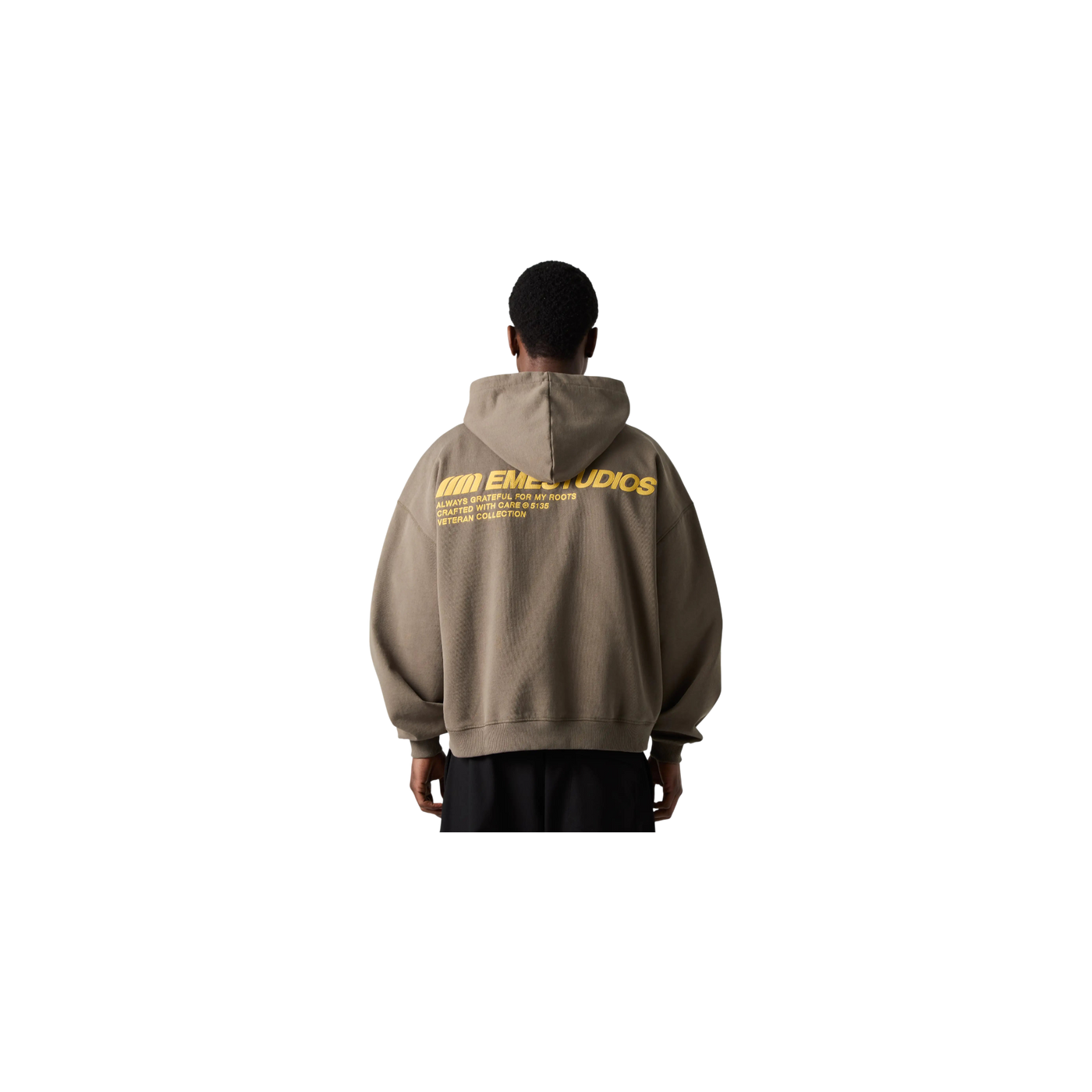 Eme Studios Roots Muddy Brown Oversized Hoodie