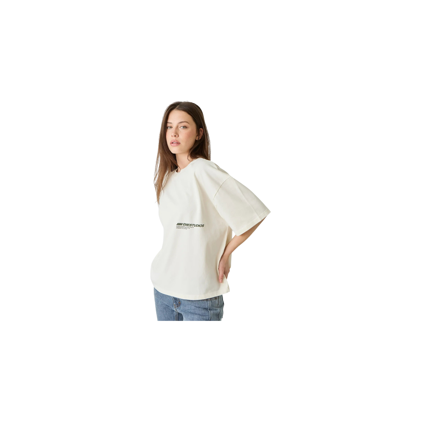 Eme Studios Roots Off Sand Oversized T-Shirt