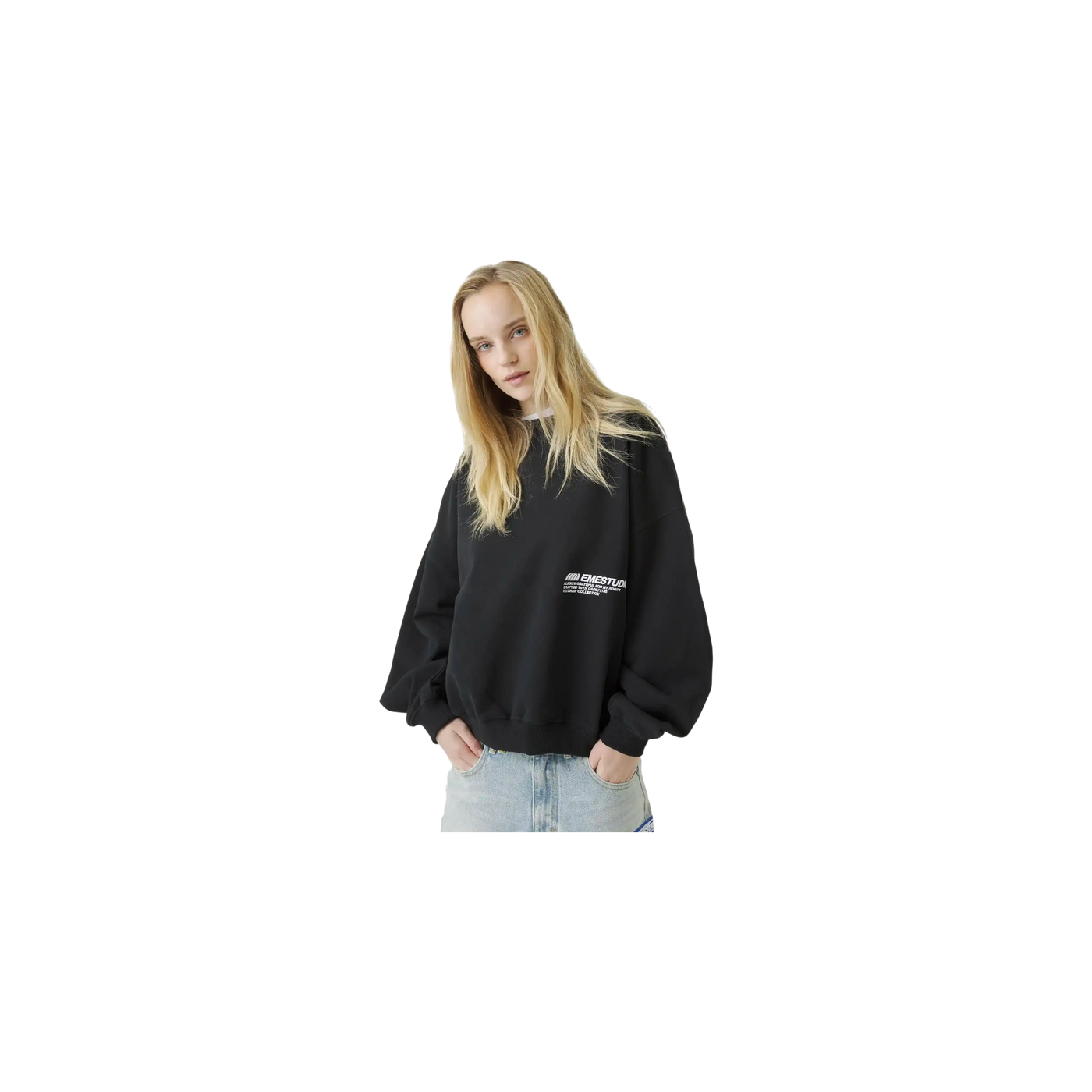 Eme Studios Roots Shadow Oversized Crewneck