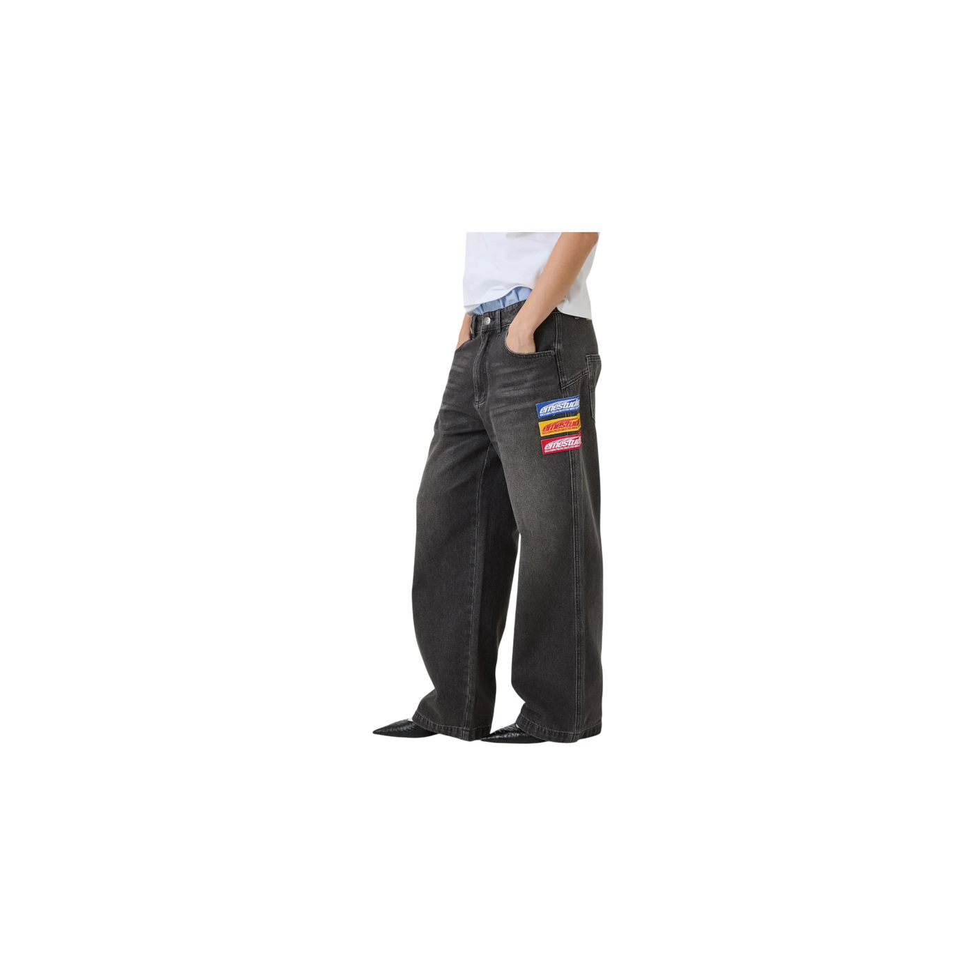 Eme Studios Rough Shadow Denim Pants