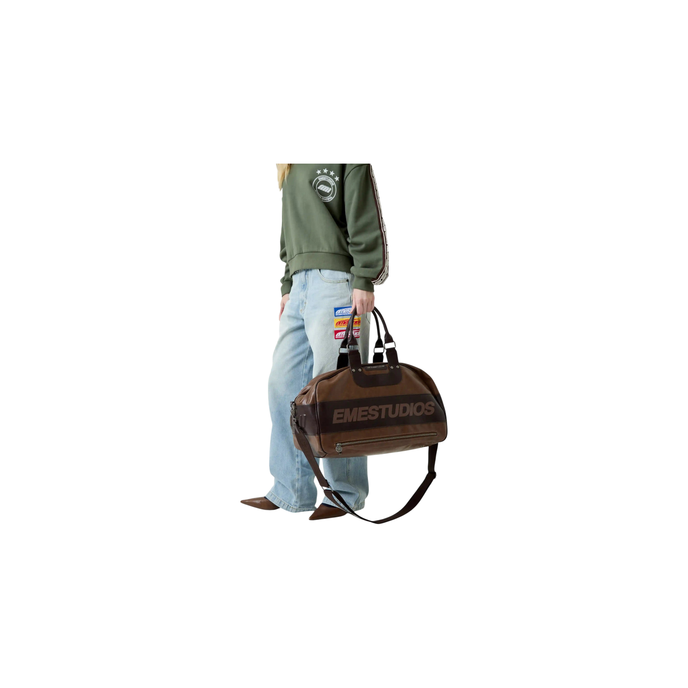 Eme Studios Rush Brown Duffle Bag