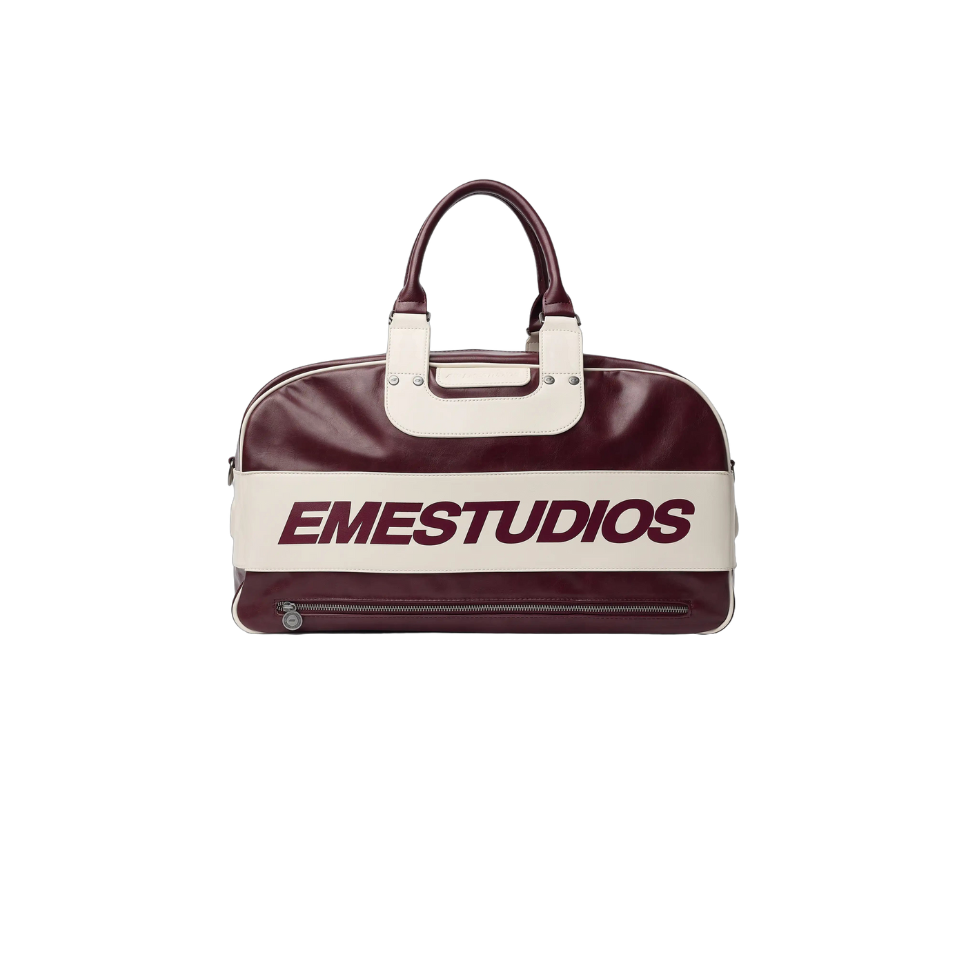 Eme Studios Rush Burgundy Duffle Bag
