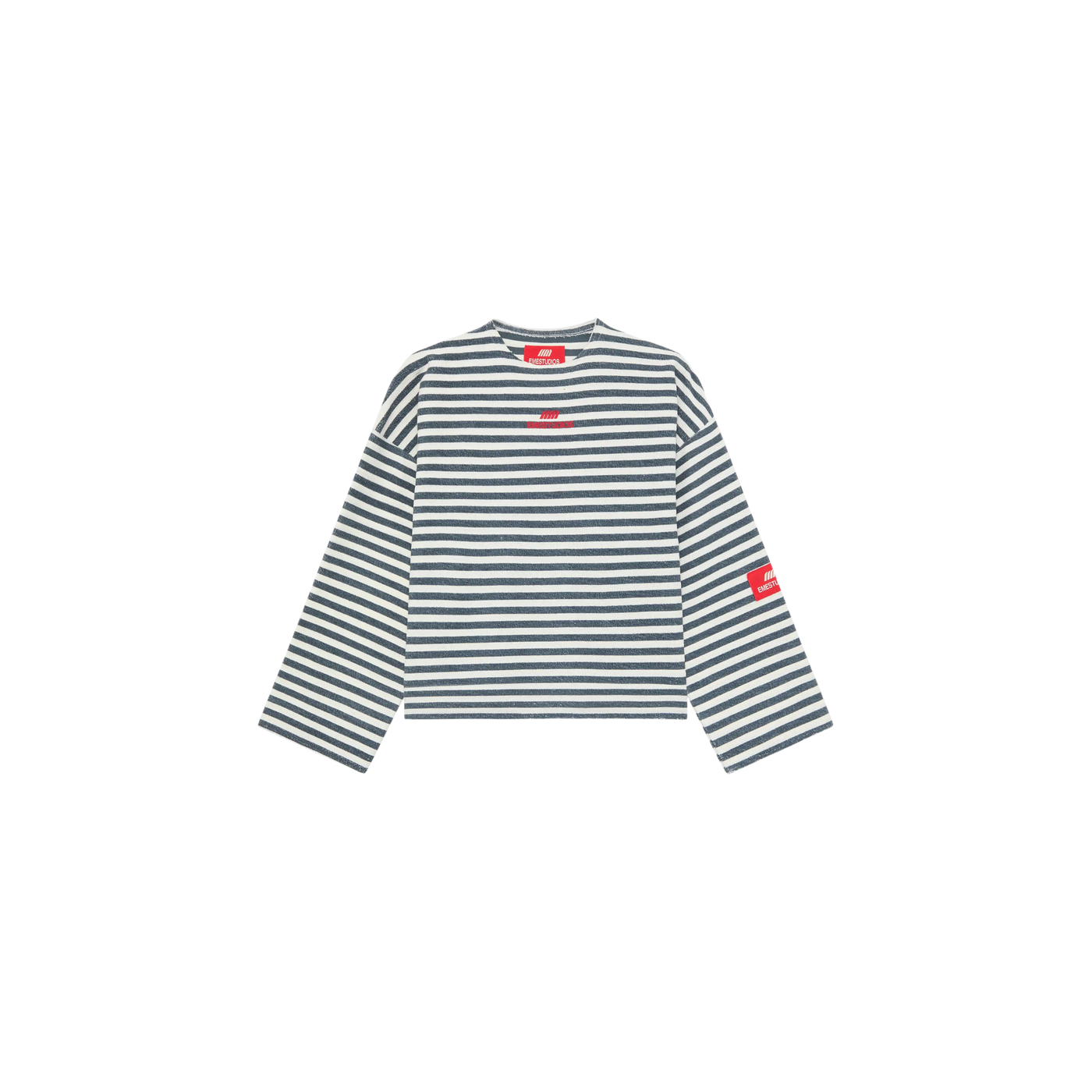 Eme Studios Sade Navy Reverse Crewneck