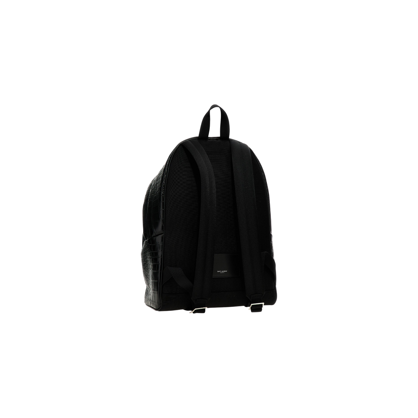 Saint Laurent Embossed Zip-Up City Backpack