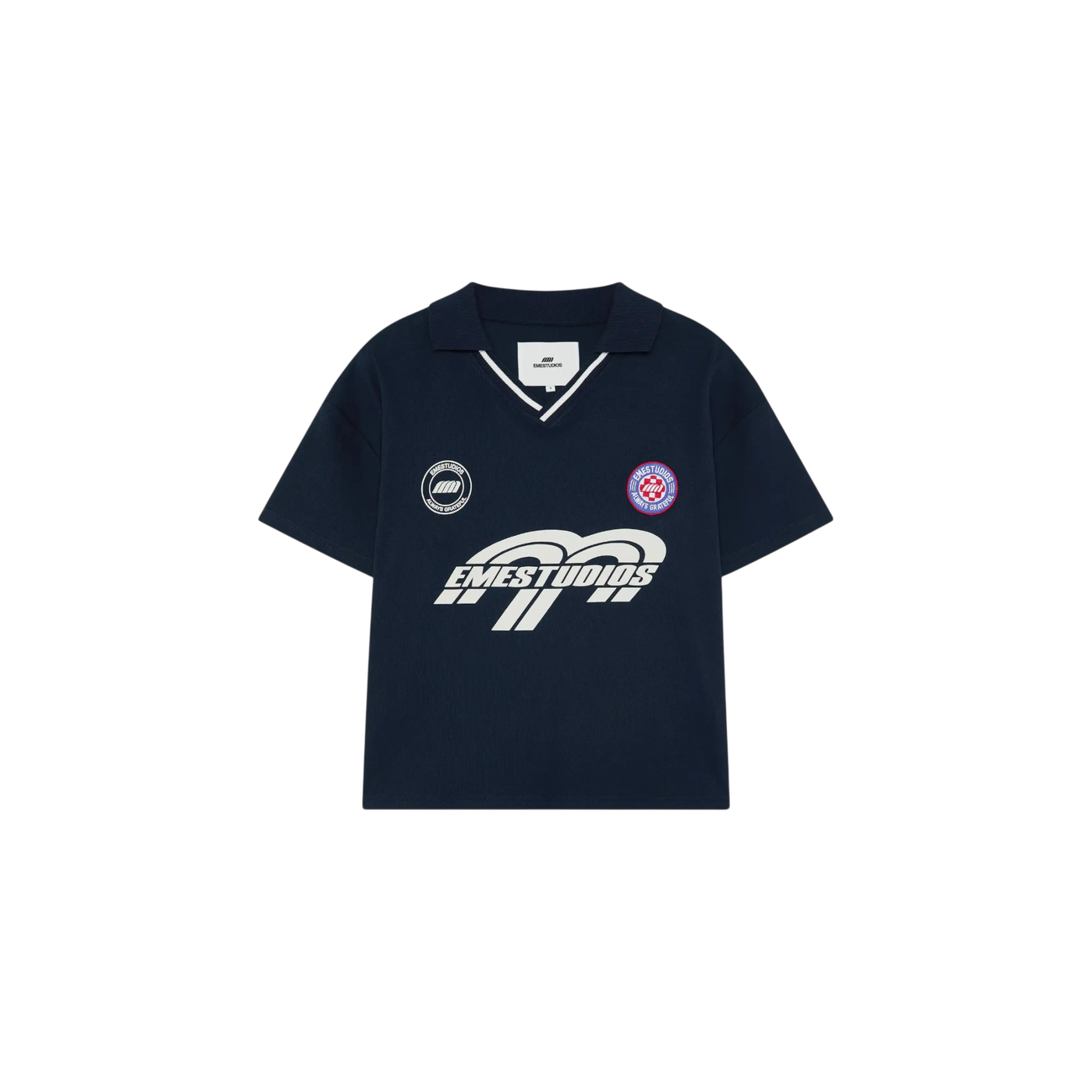 Eme Studios Score Navy Polo