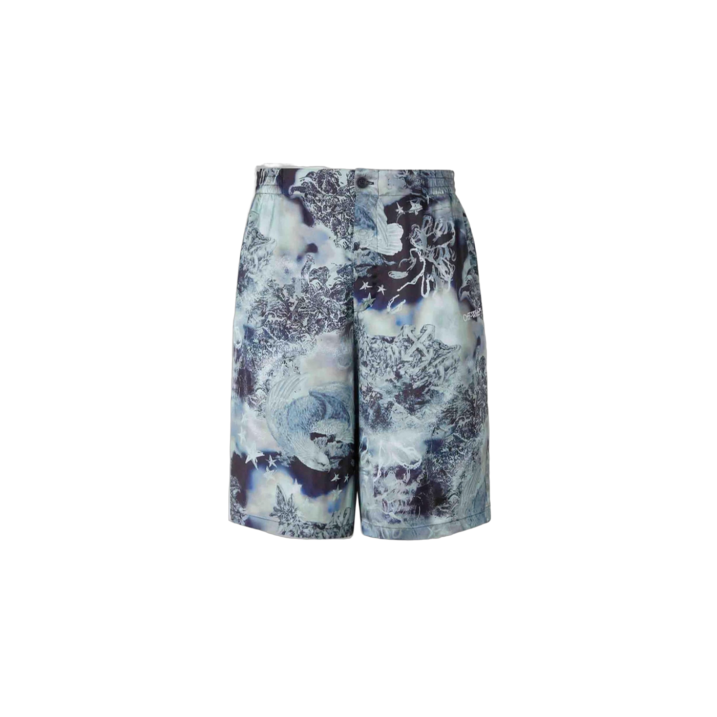 Shorts Off-White All-Over Printed Bermuda