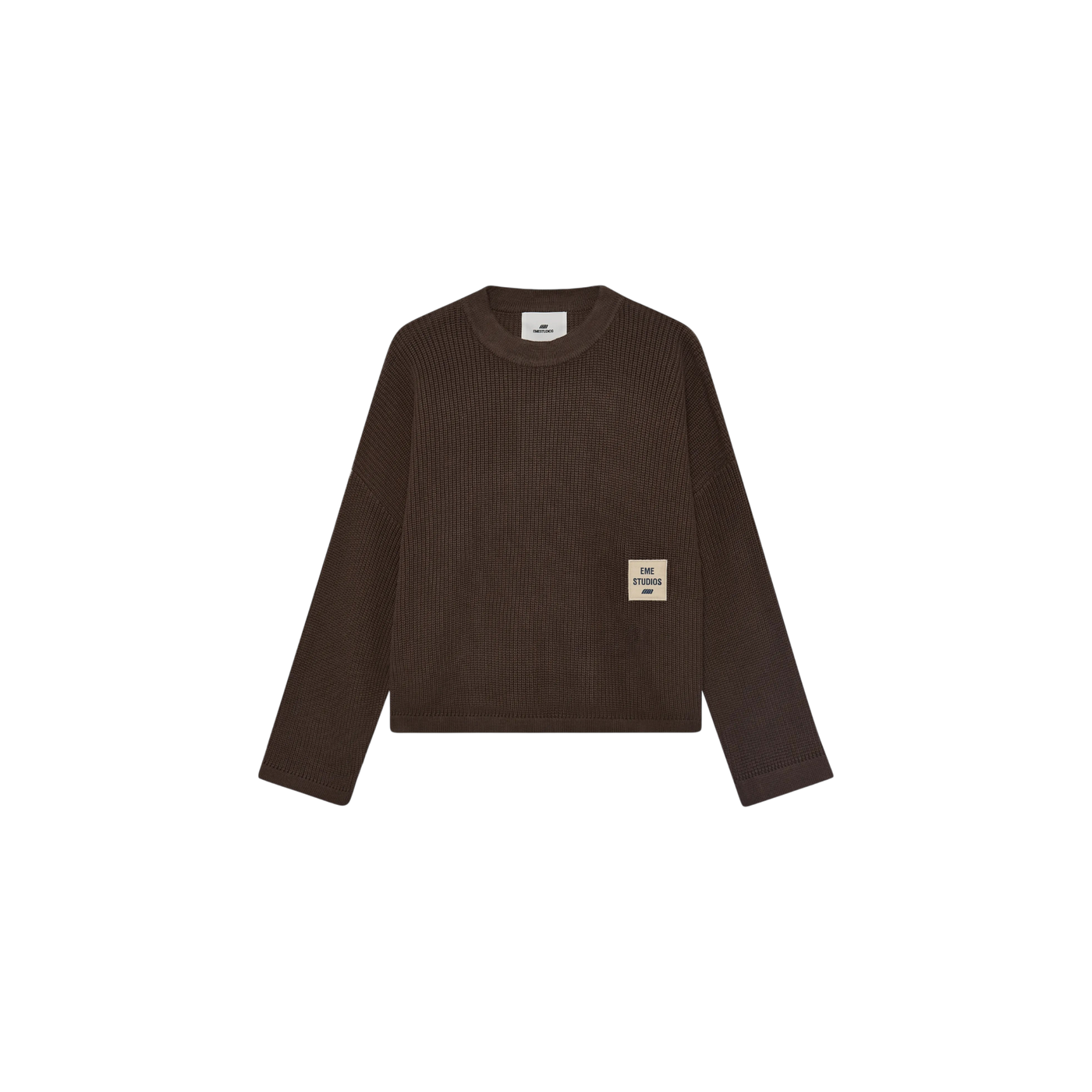 Eme Studios Sleek Fawn Knit Sweater
