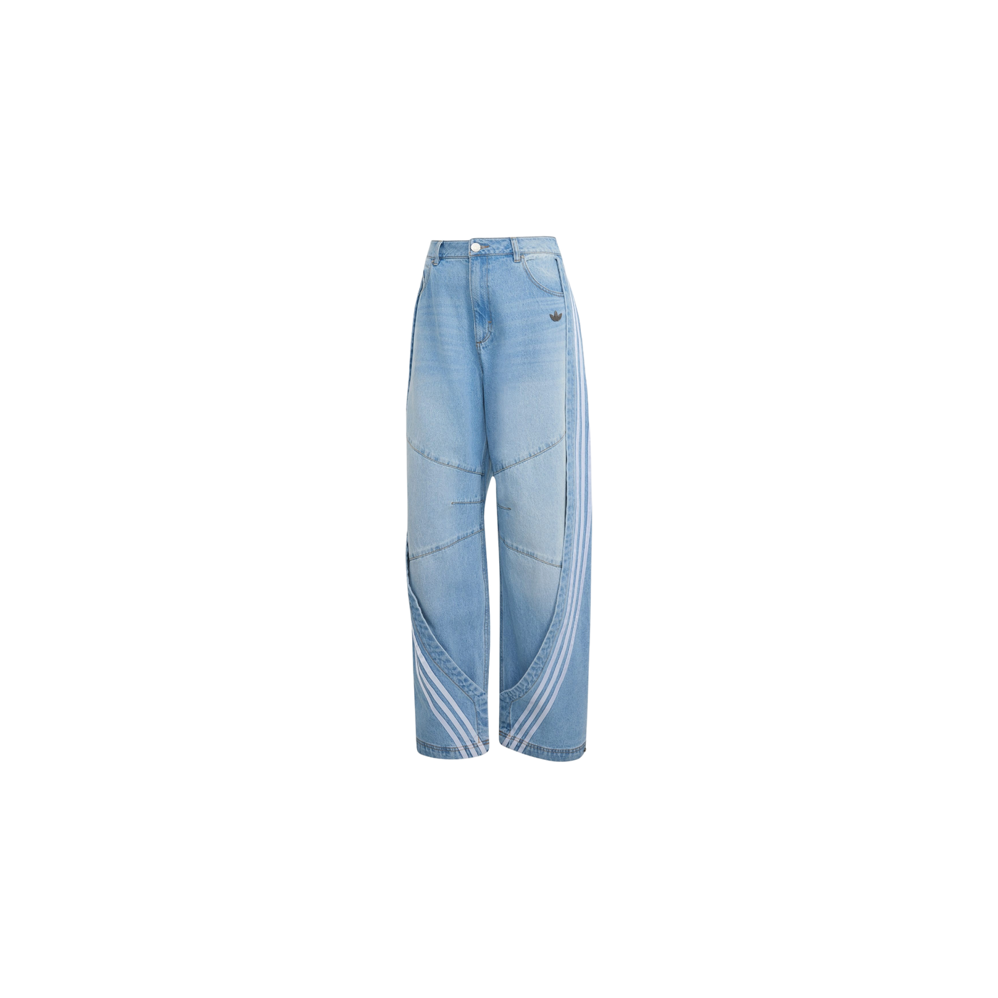 Adidas Adilenium 5.0 Banana Overlay Denim Pants Light Blue