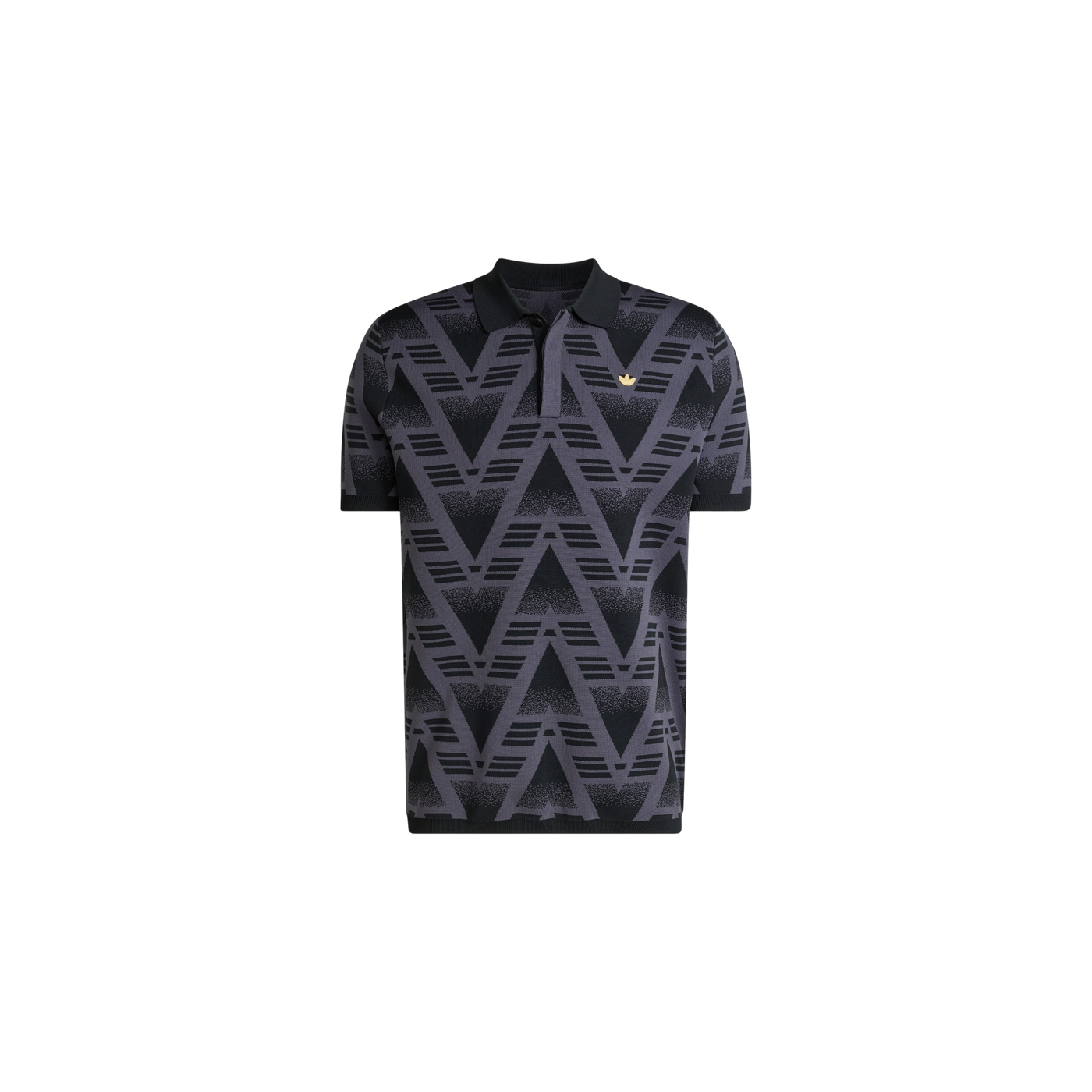 Adidas Fully Fashion Knit Polo Black