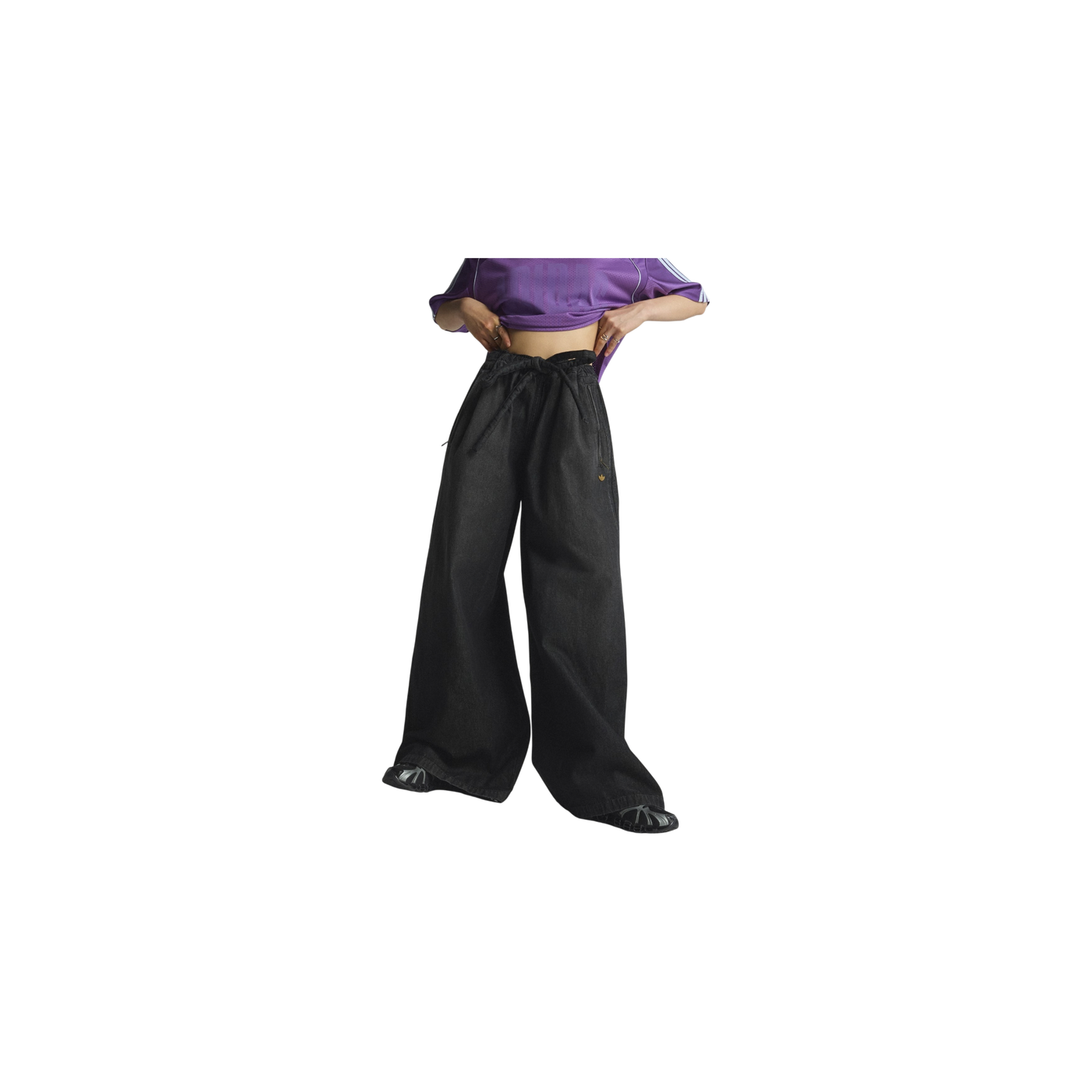Adidas Denim Trackpants True Black Denim