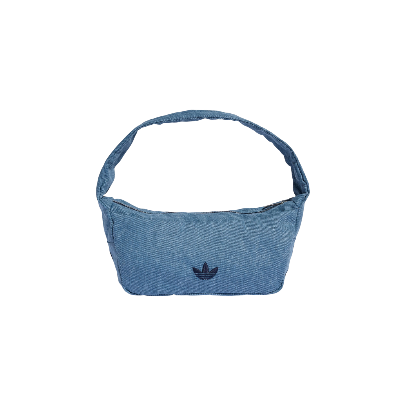 Adidas Small Shoulder Bag Washed Effect Light Denim