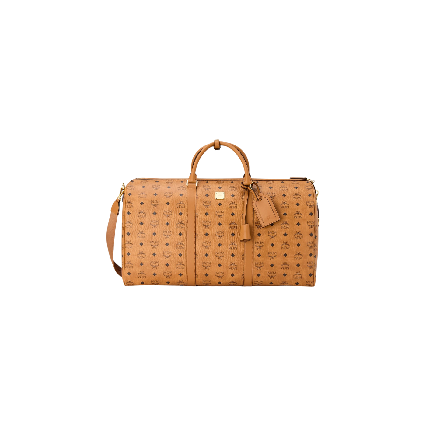 Mcm Weekender Ottomar Cognac / Black