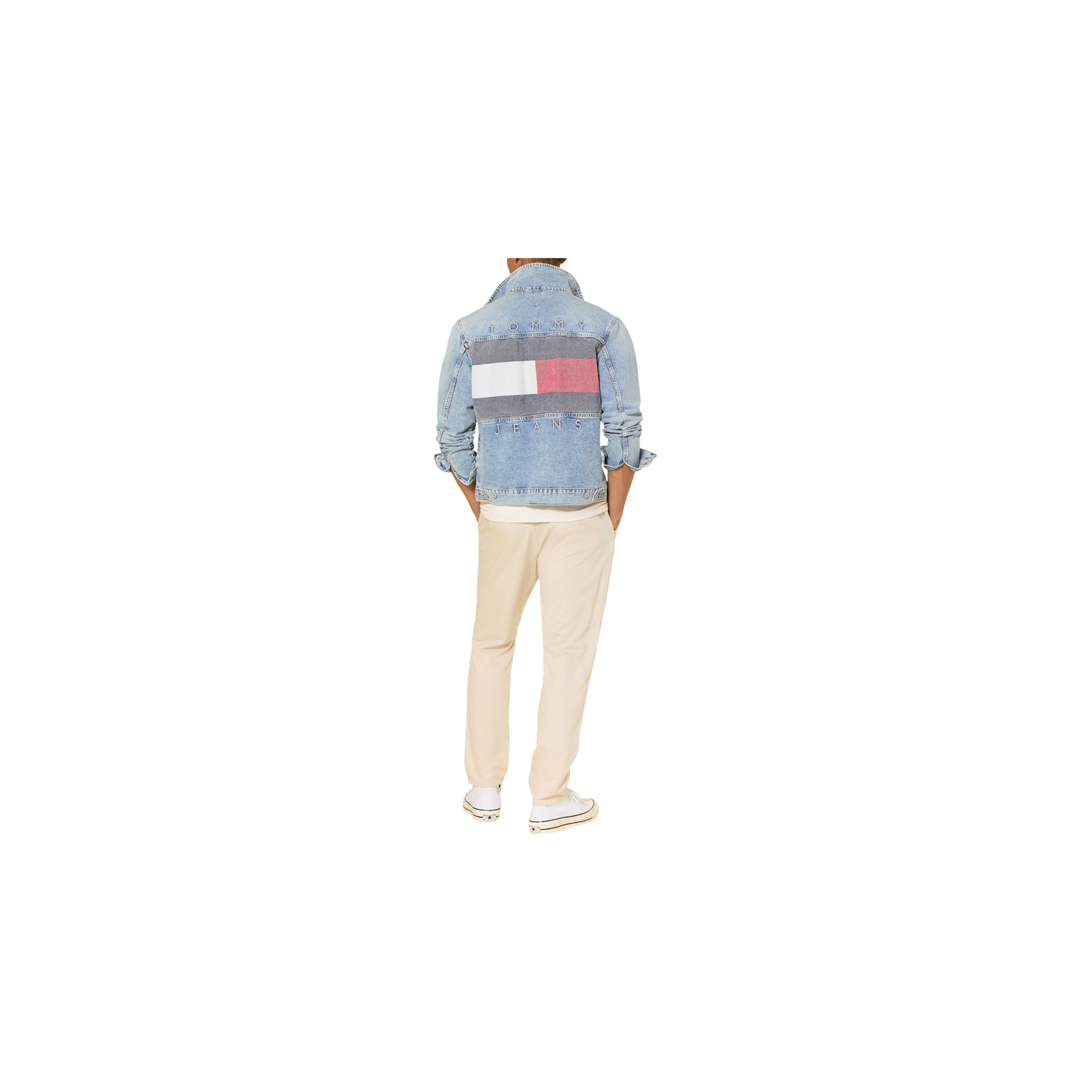 Tommy Jeans Ryan Denim Jacket 1a5 Denim Mid Light Blue