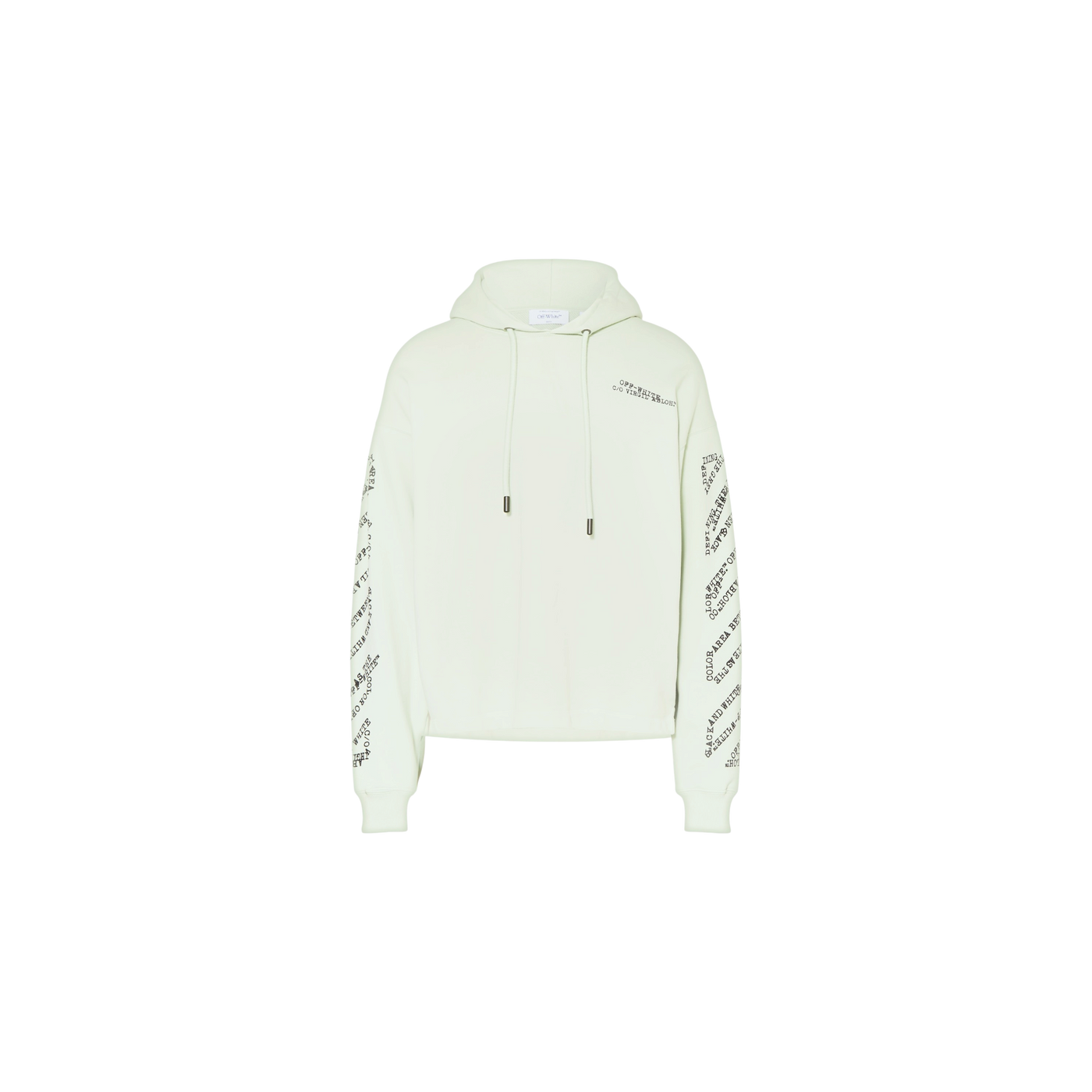 Off-White Hoodie Mint / Black