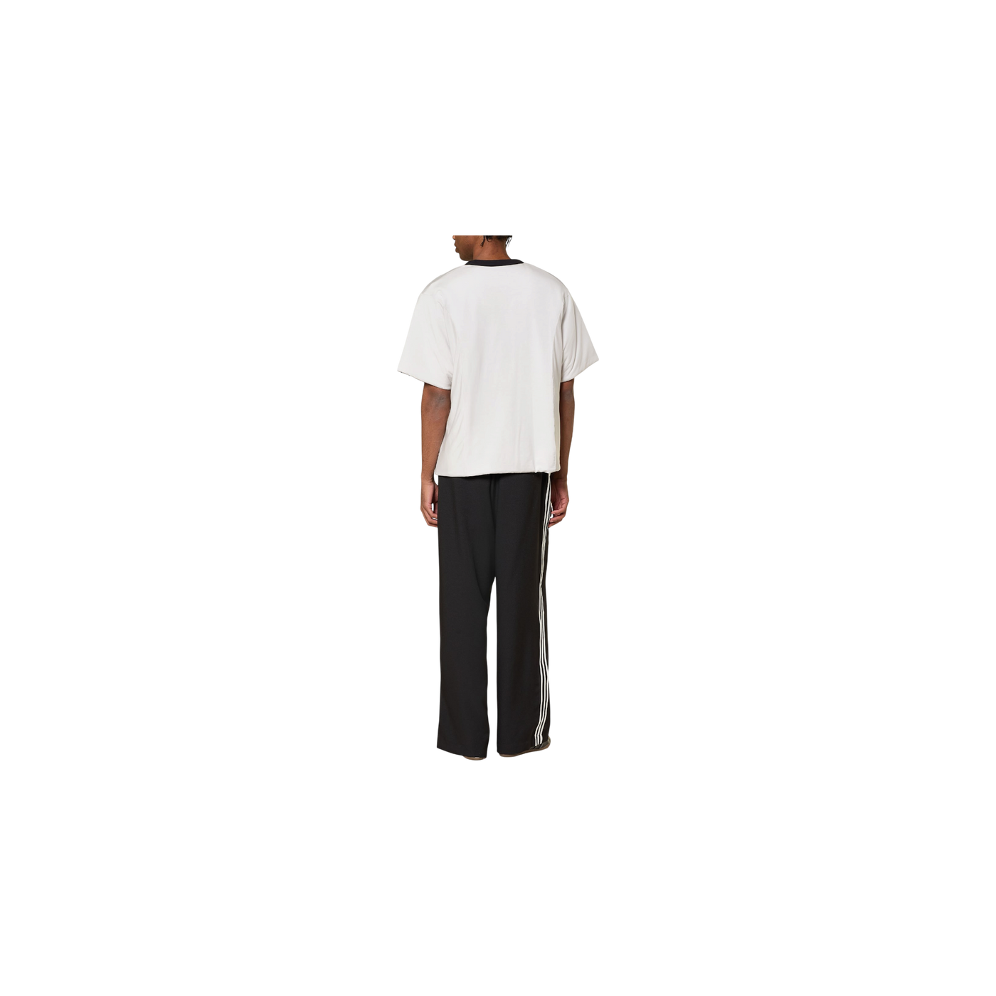 Y-3 T-shirt Padded Light Gray / Black