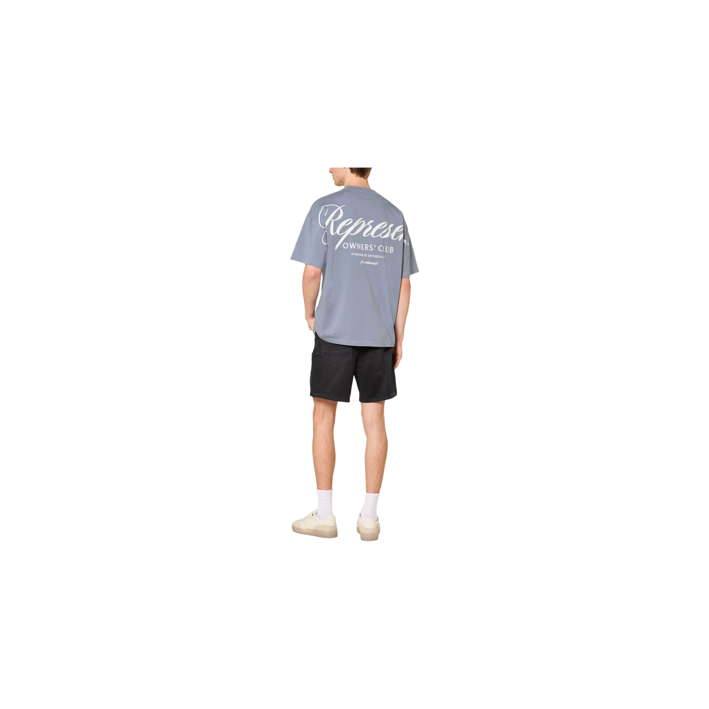 Represent T-shirt Blue Gray