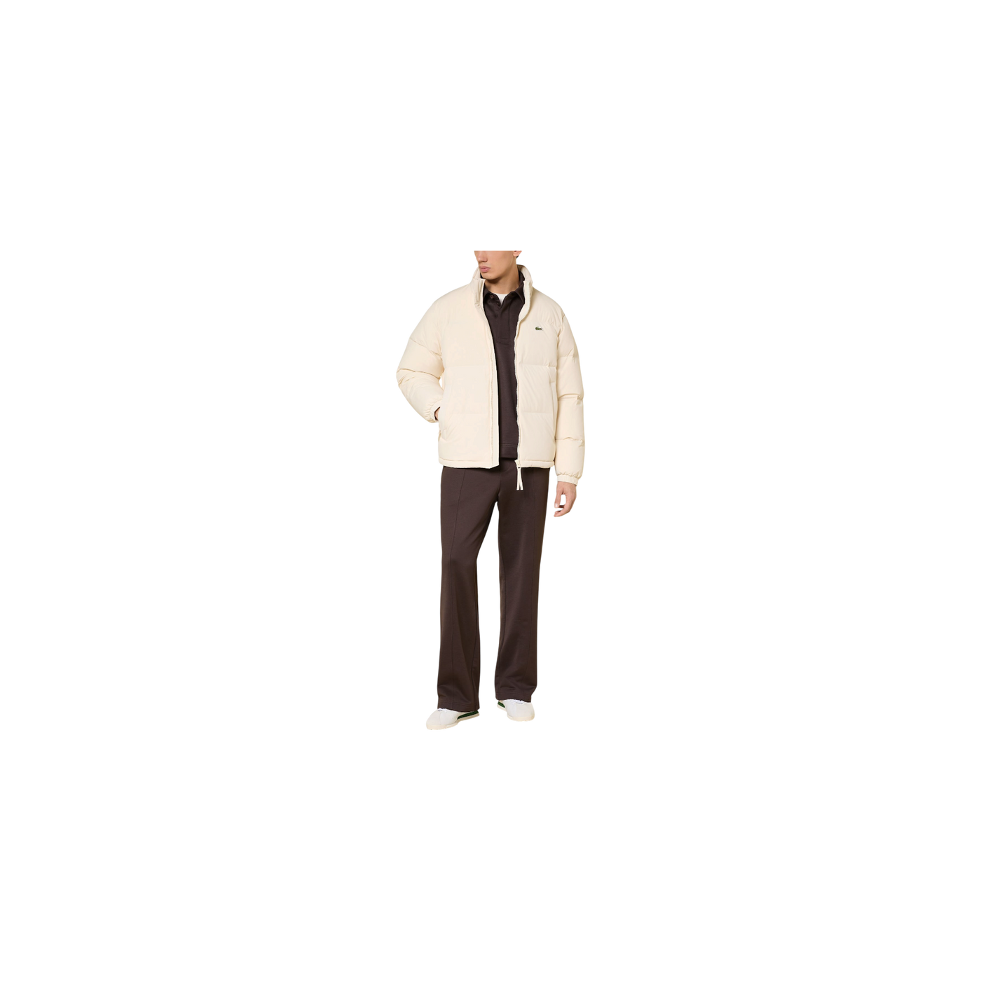 Lacoste Down Jacket Ecru