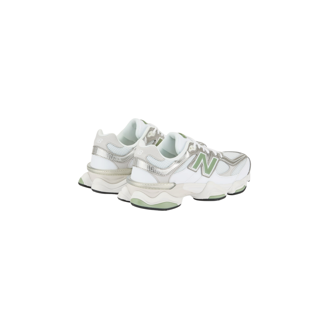 New Balance 9060 White / Silver / Light Green