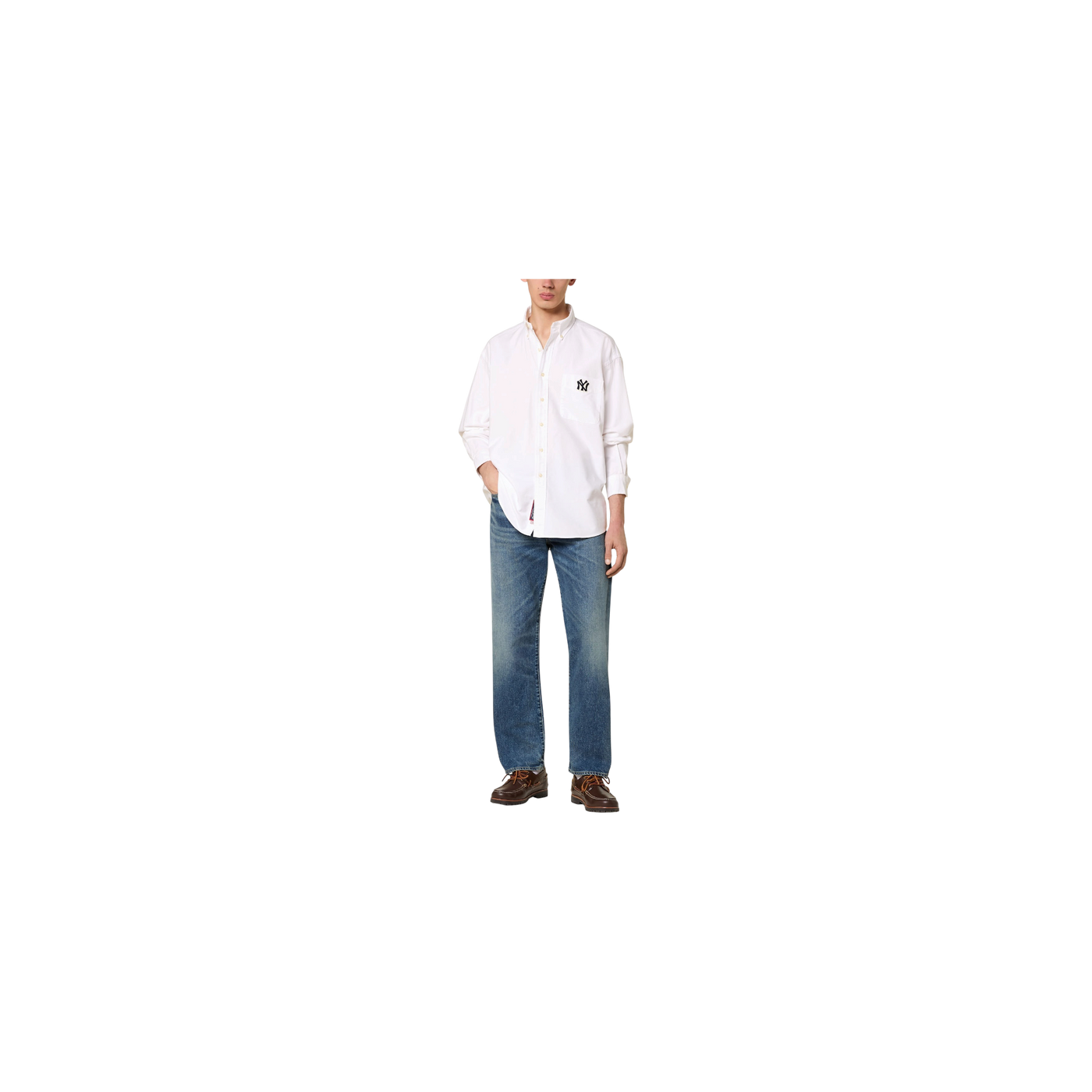 Polo Ralph Lauren Big Fit Shirt Yankees White
