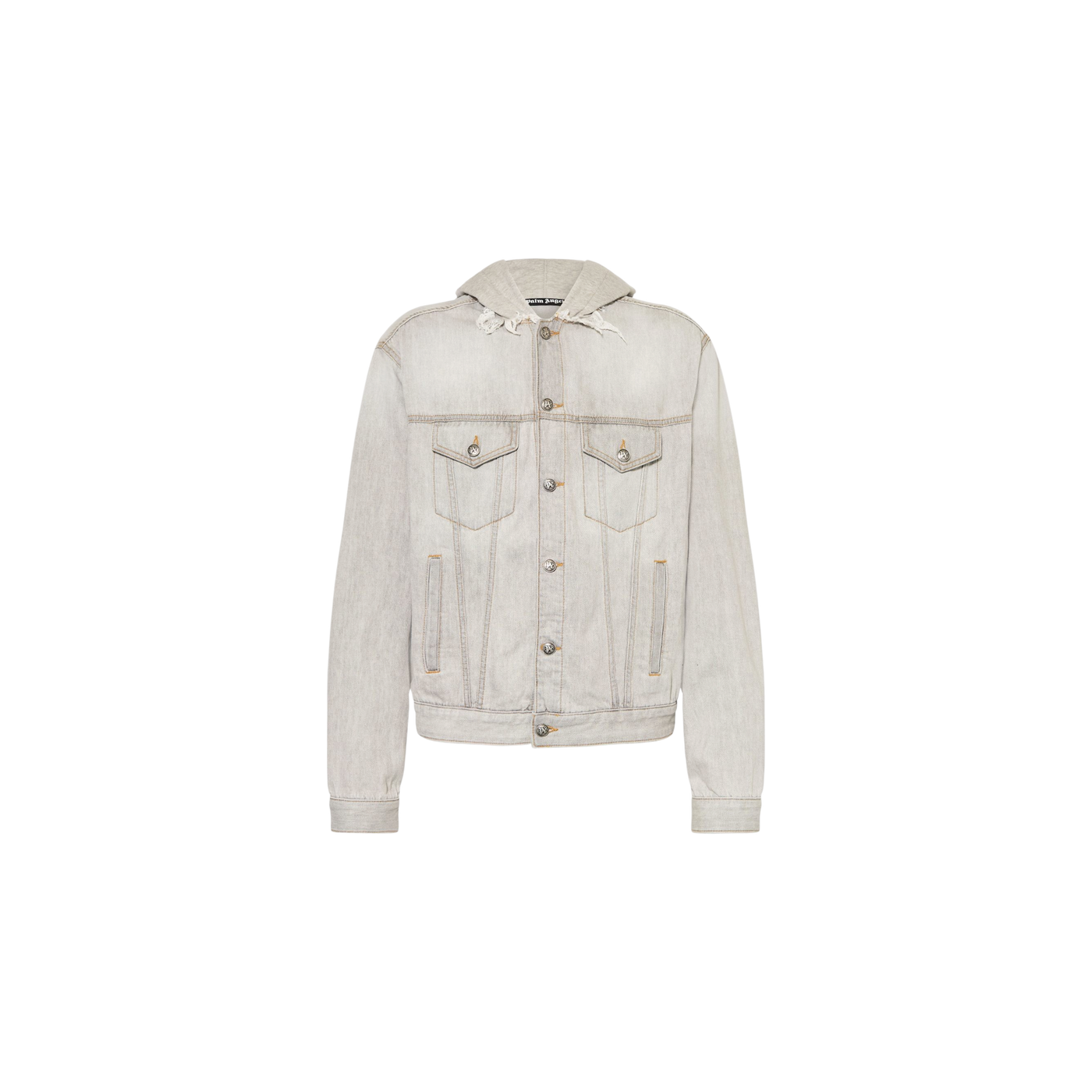 Palm Angels Denim Jacket Light Blue / Light Gray