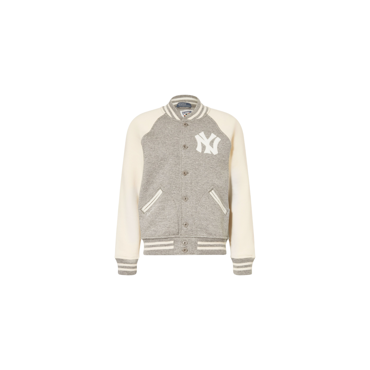 Polo Ralph Lauren College Jacket Gray / Cream