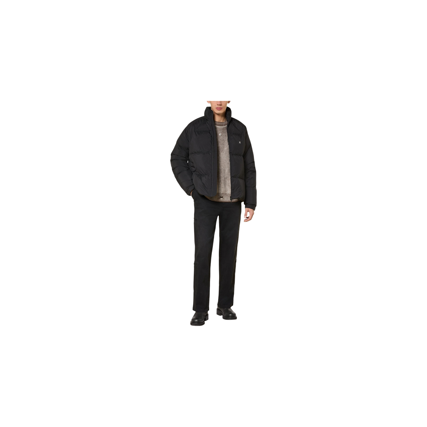 Represent Down Jacket Black