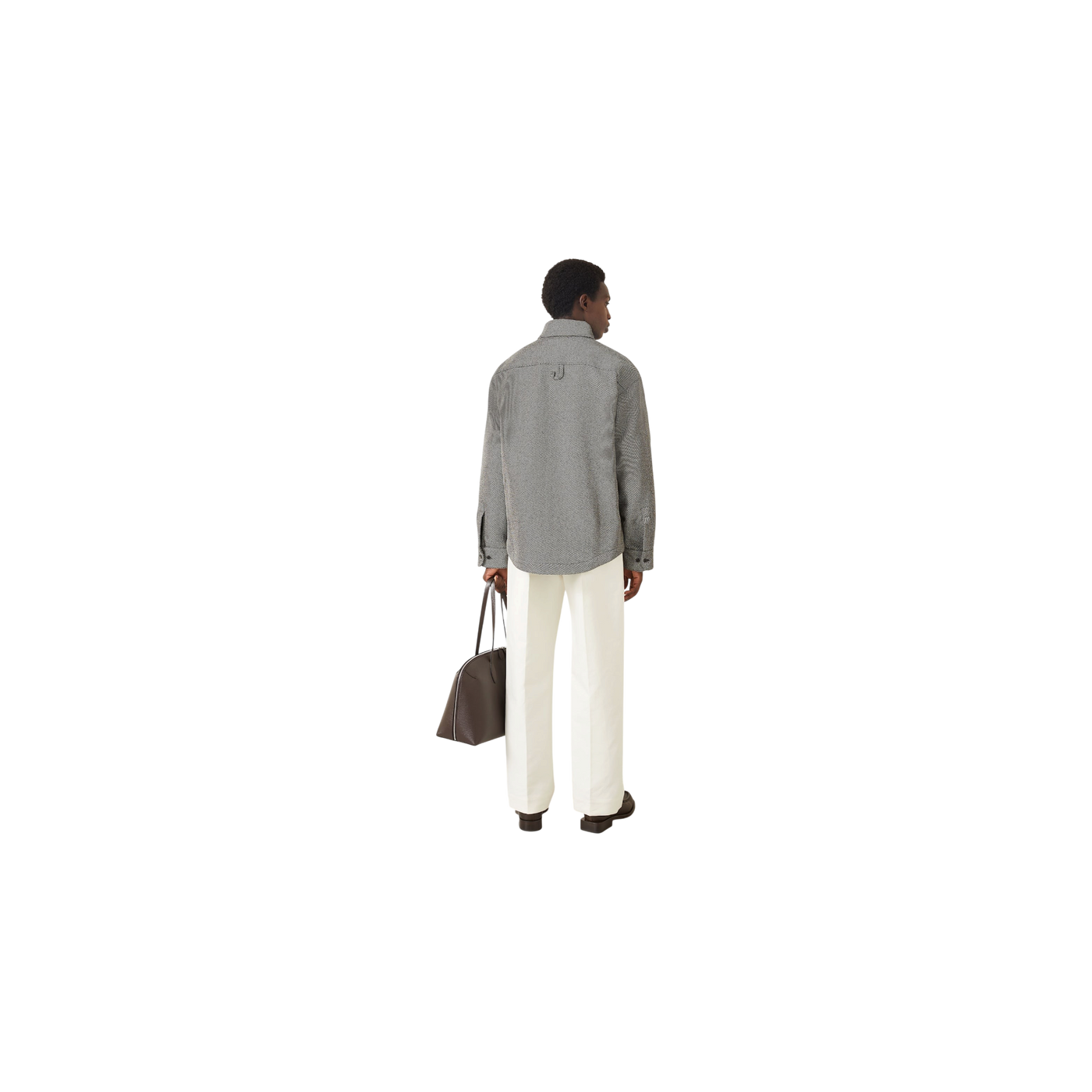 Jacquemus Overshirt La Chemise Molino Gray / Light Gray