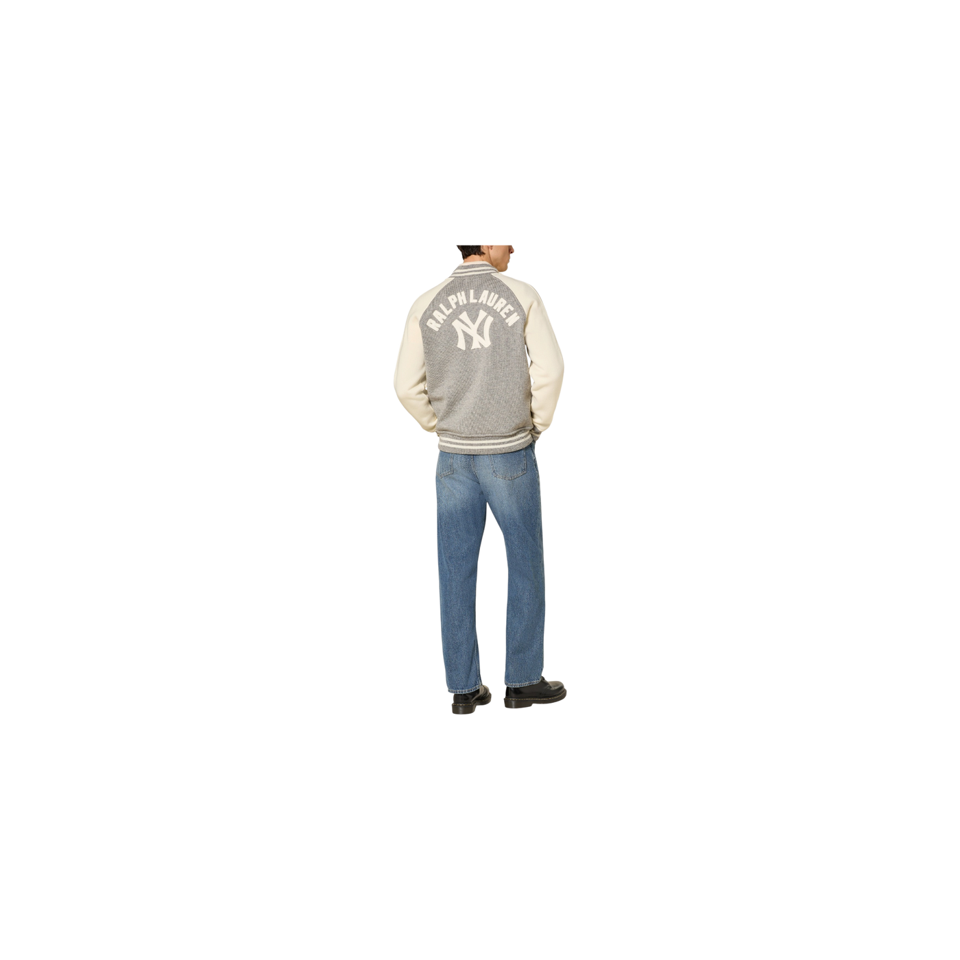 Polo Ralph Lauren College Jacket Gray / Cream