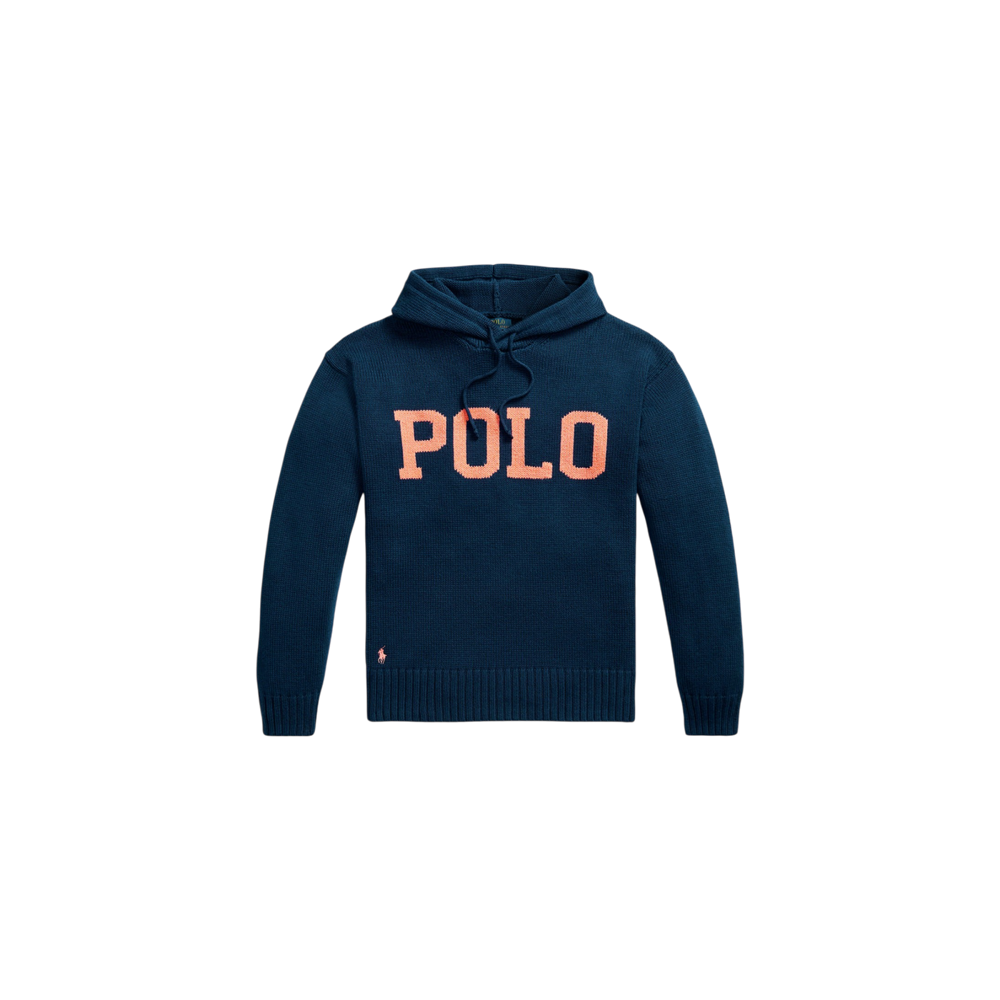 Polo Ralph Lauren Knitted Hoodie Dark Blue