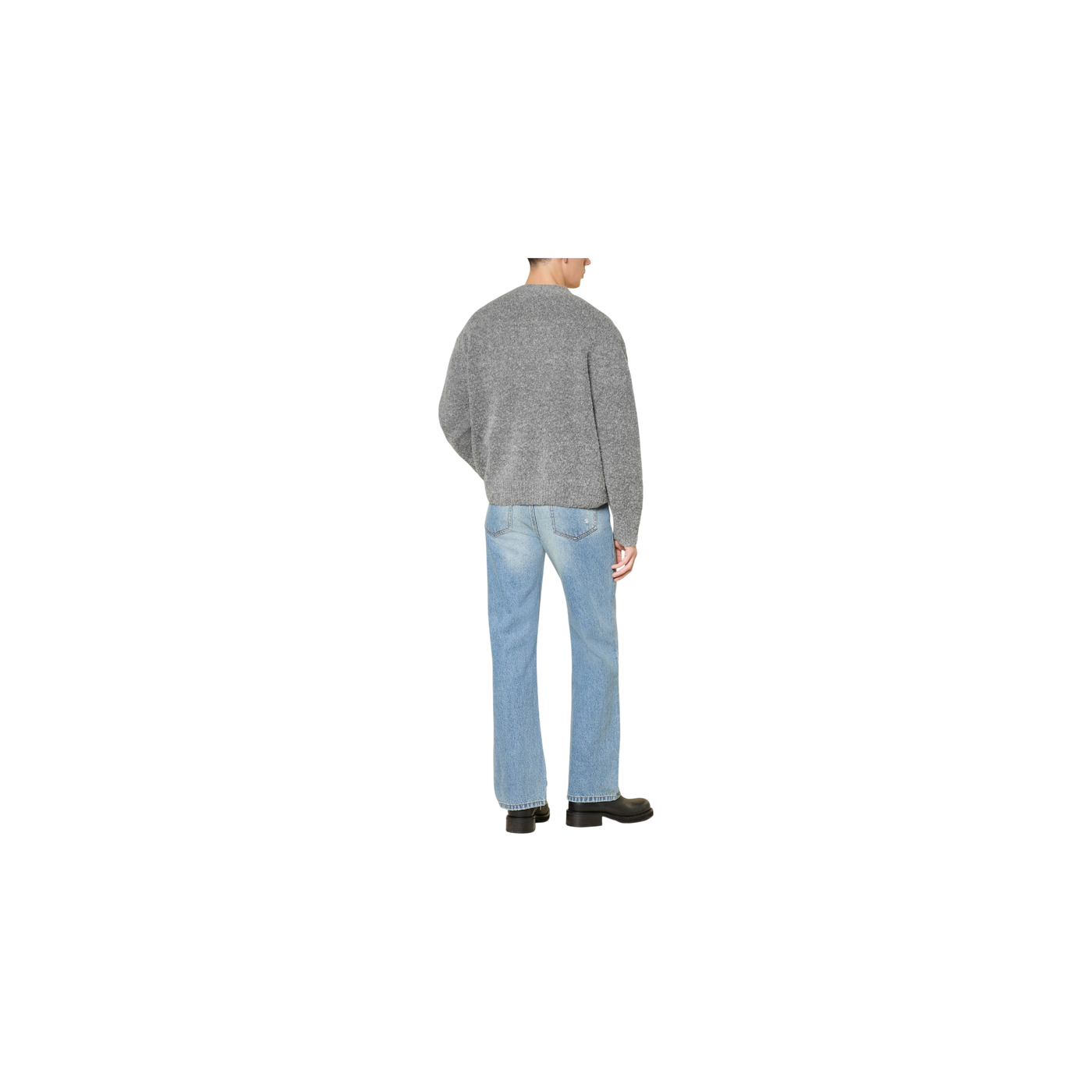 Cole Buxton Cb Star Sweater Gray / White