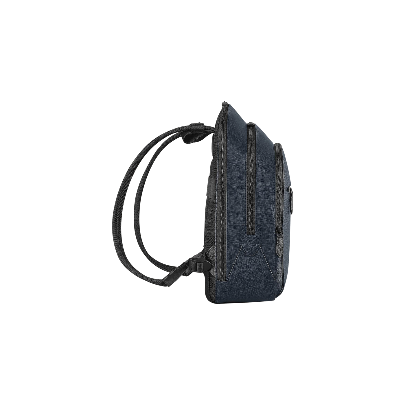 Montblanc Saffiano Backpack Sartorial Medium Dark Blue / Black