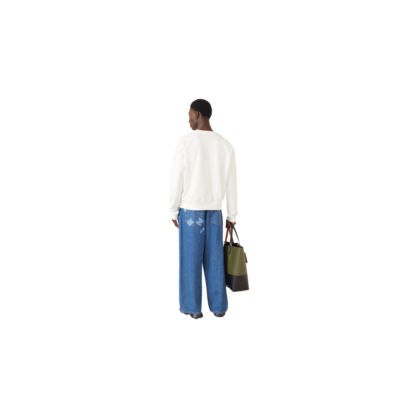 Marni Oversized Sweatshirt Ecru